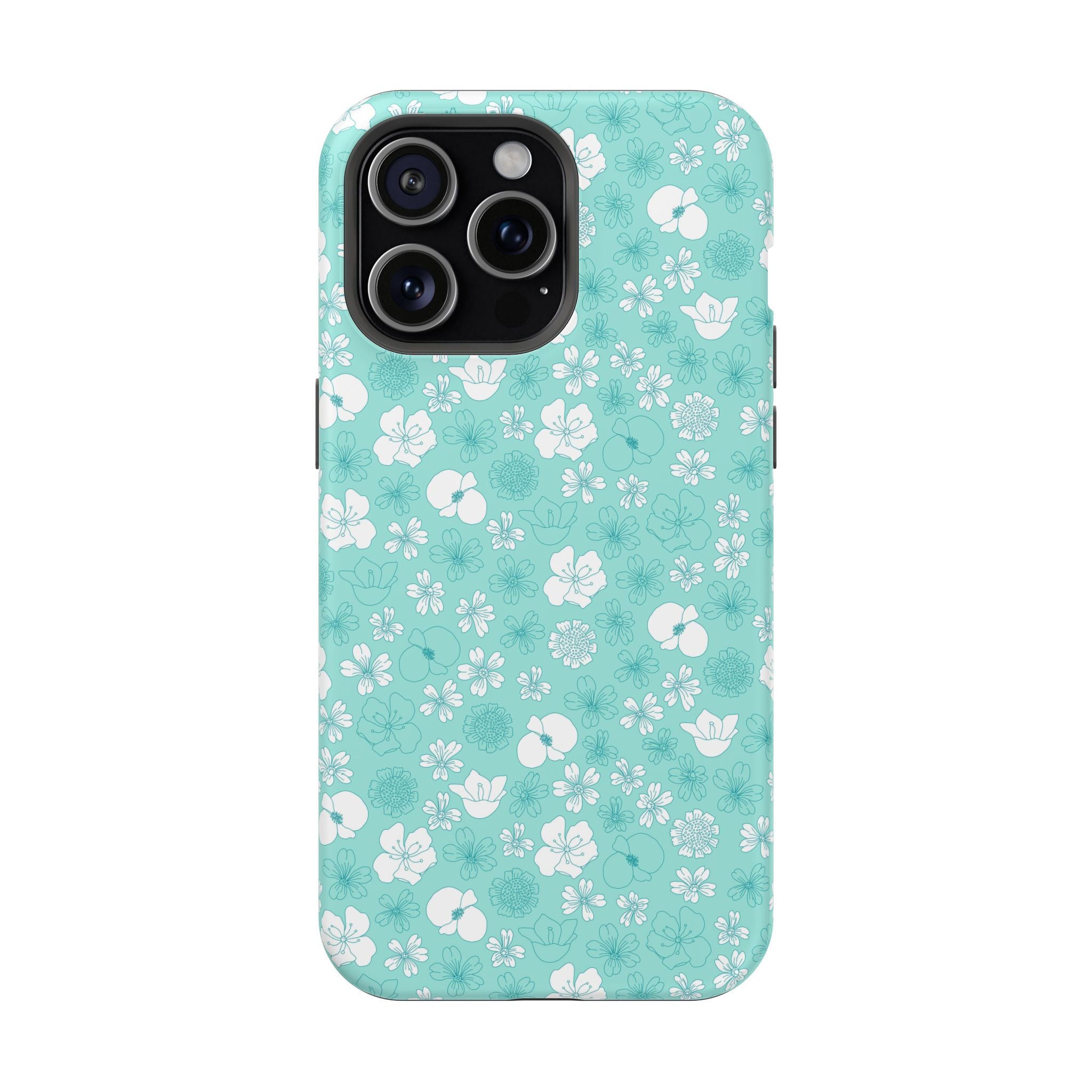 Floral Frost | Teal Floral Case