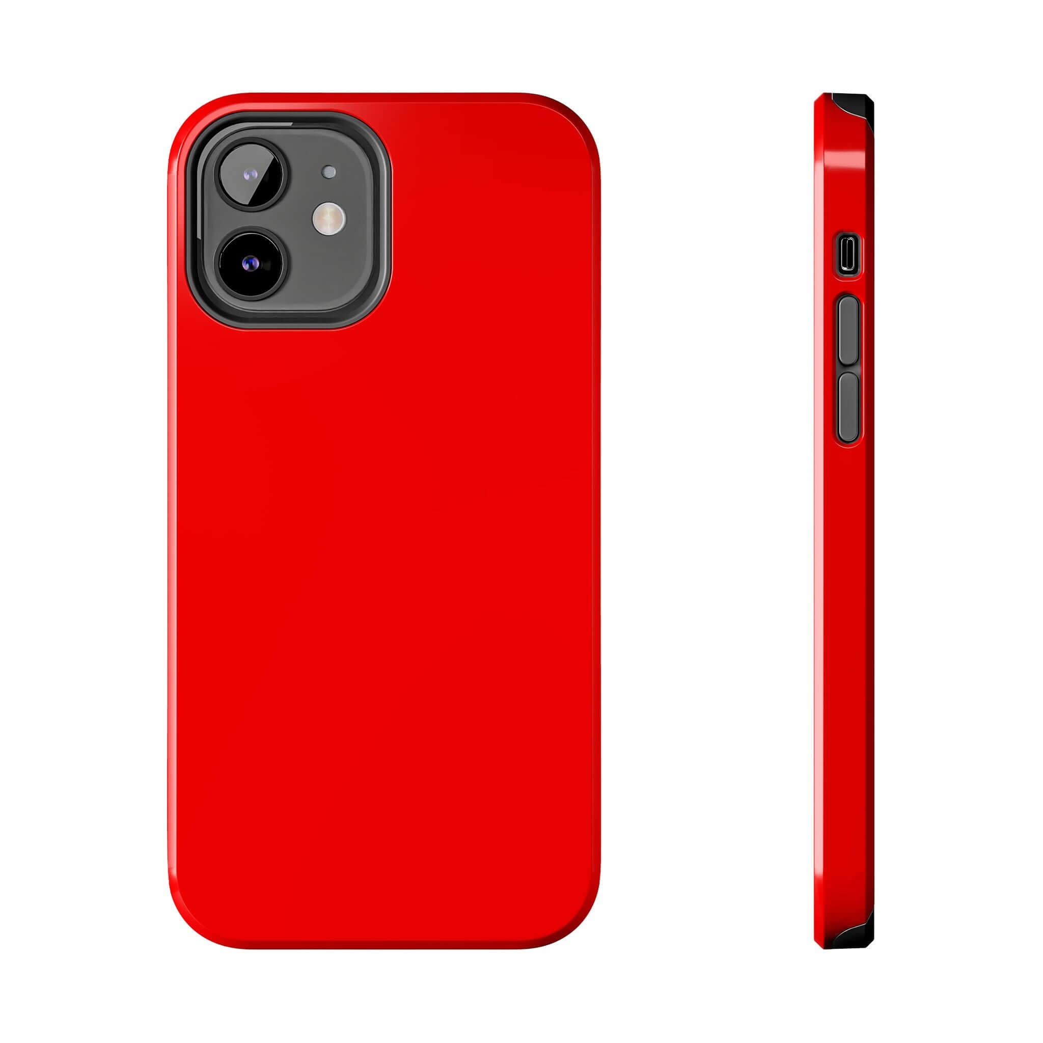 Neon red iPhone case - Radiant Ruby, available on the cute case website with free shipping. One of the cutest phone cases.