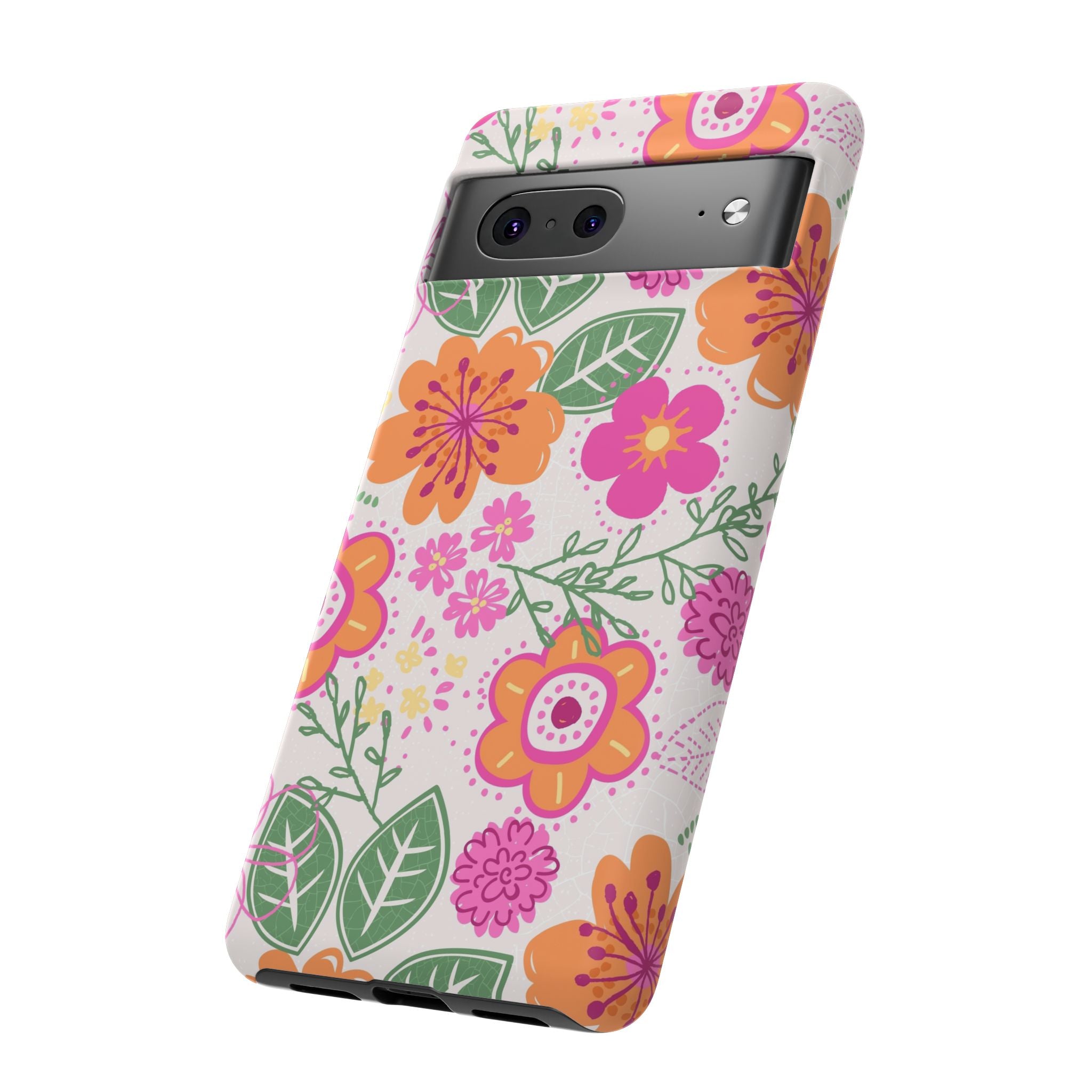 Hola | Estuche floral rosa