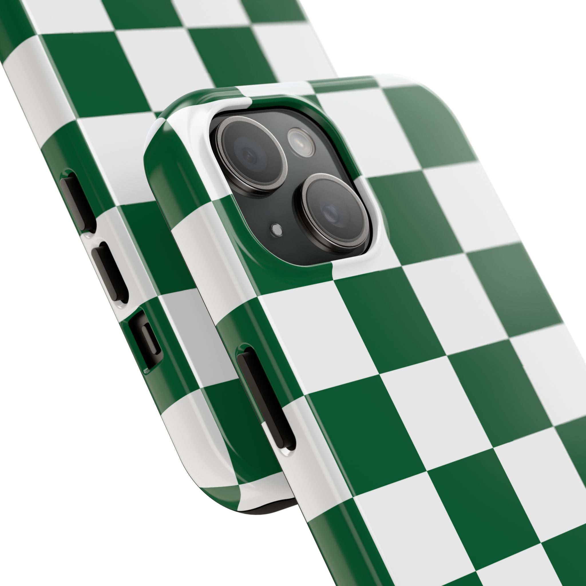 Effortlessly Chic | Green Checkered Case