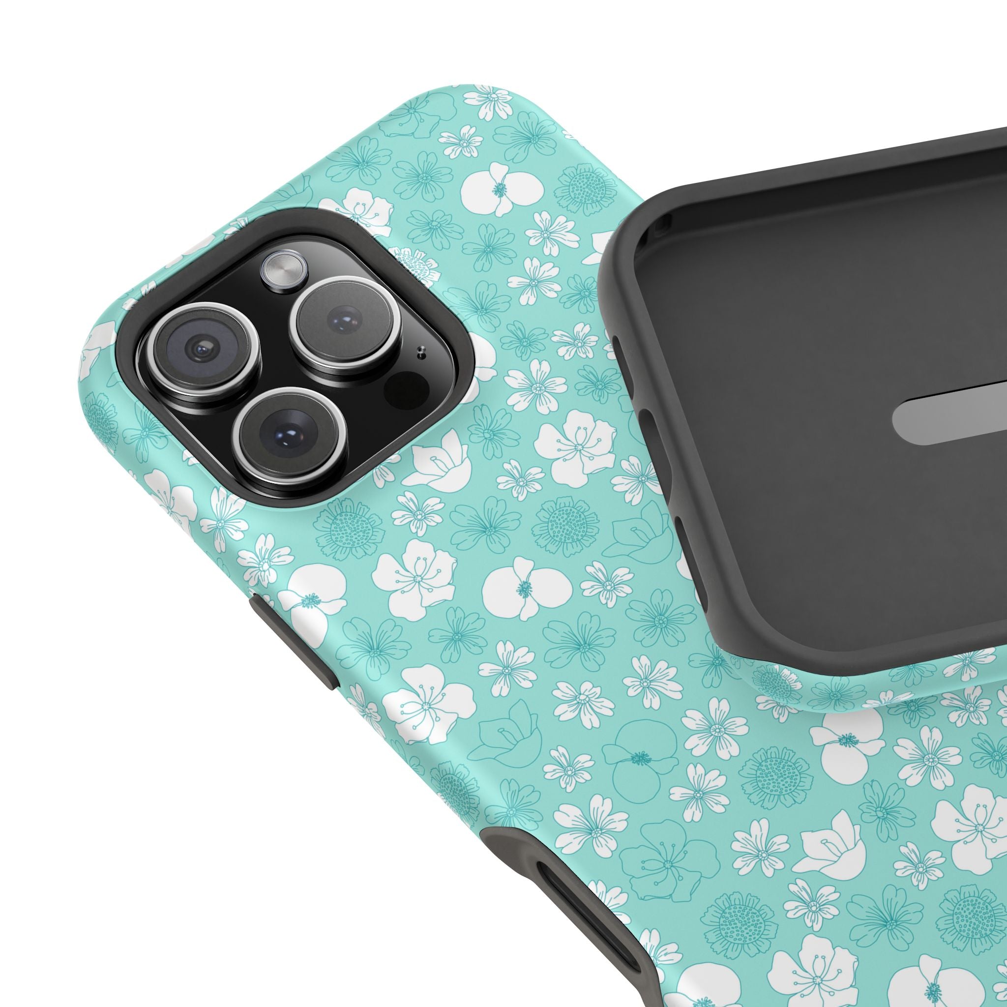 Floral Frost | Teal Floral Case