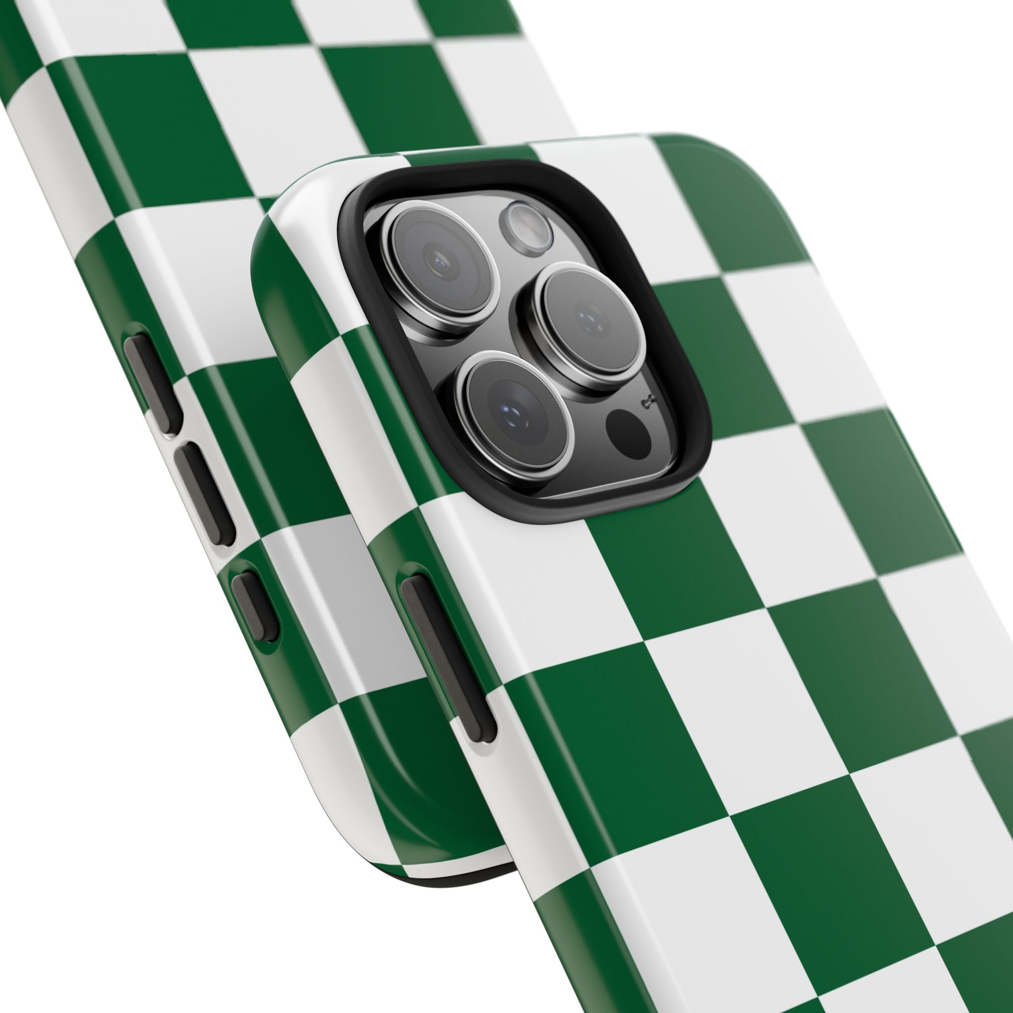 Effortlessly Chic | Green Checkered Case