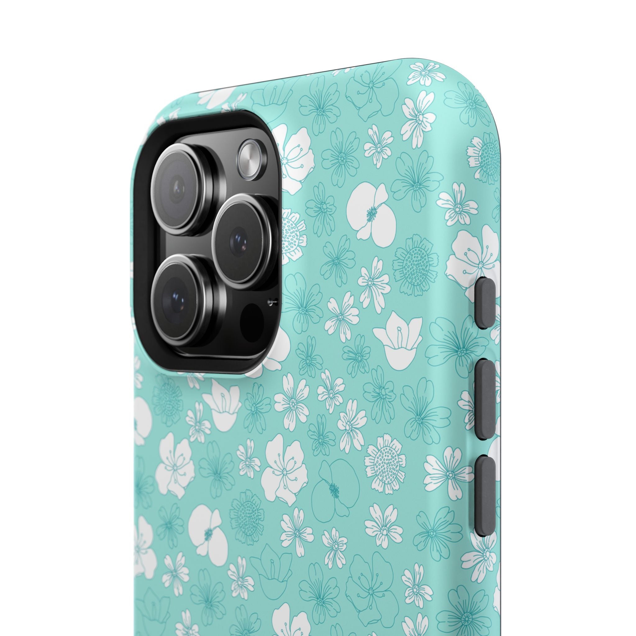 Floral Frost | Teal Floral Case