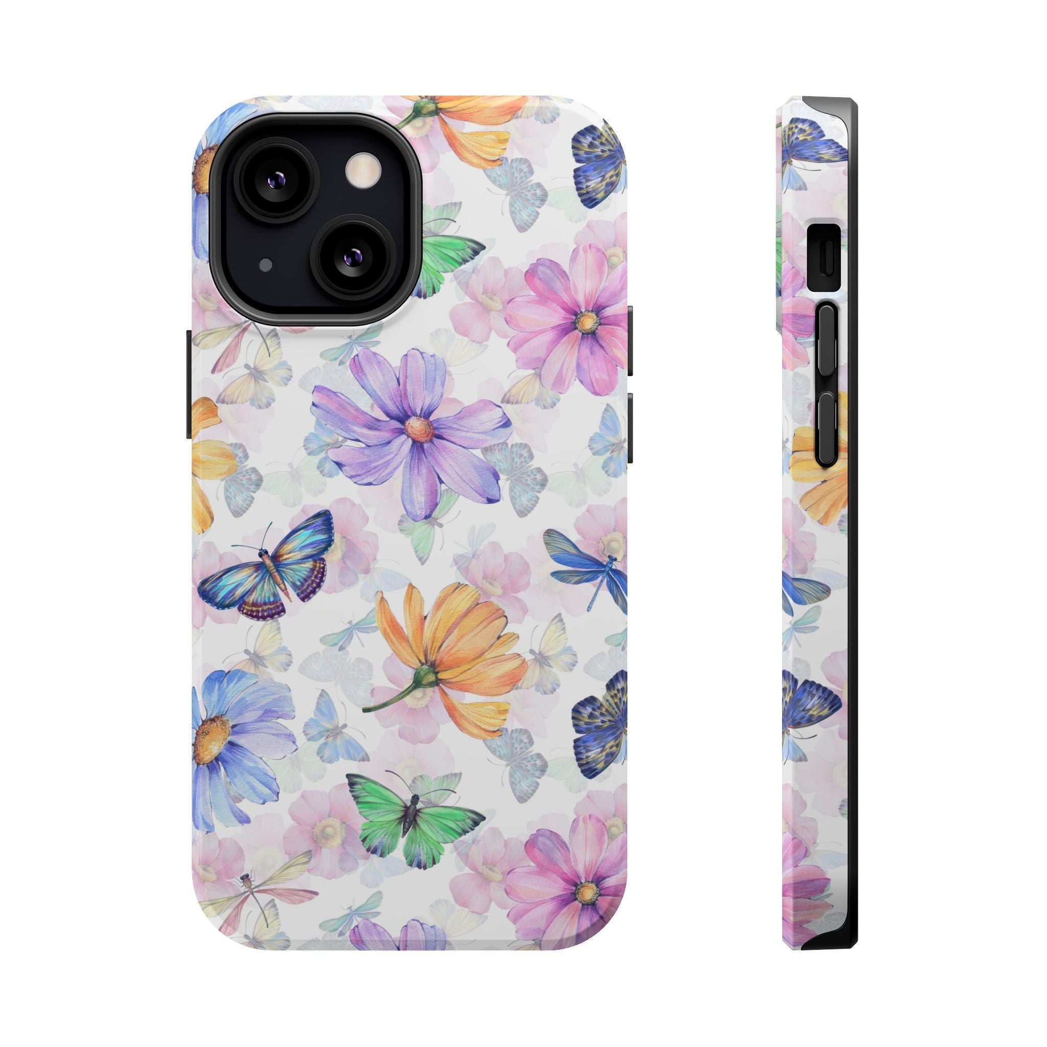 Fluttering Blooms | Watercolor Butterfly Case