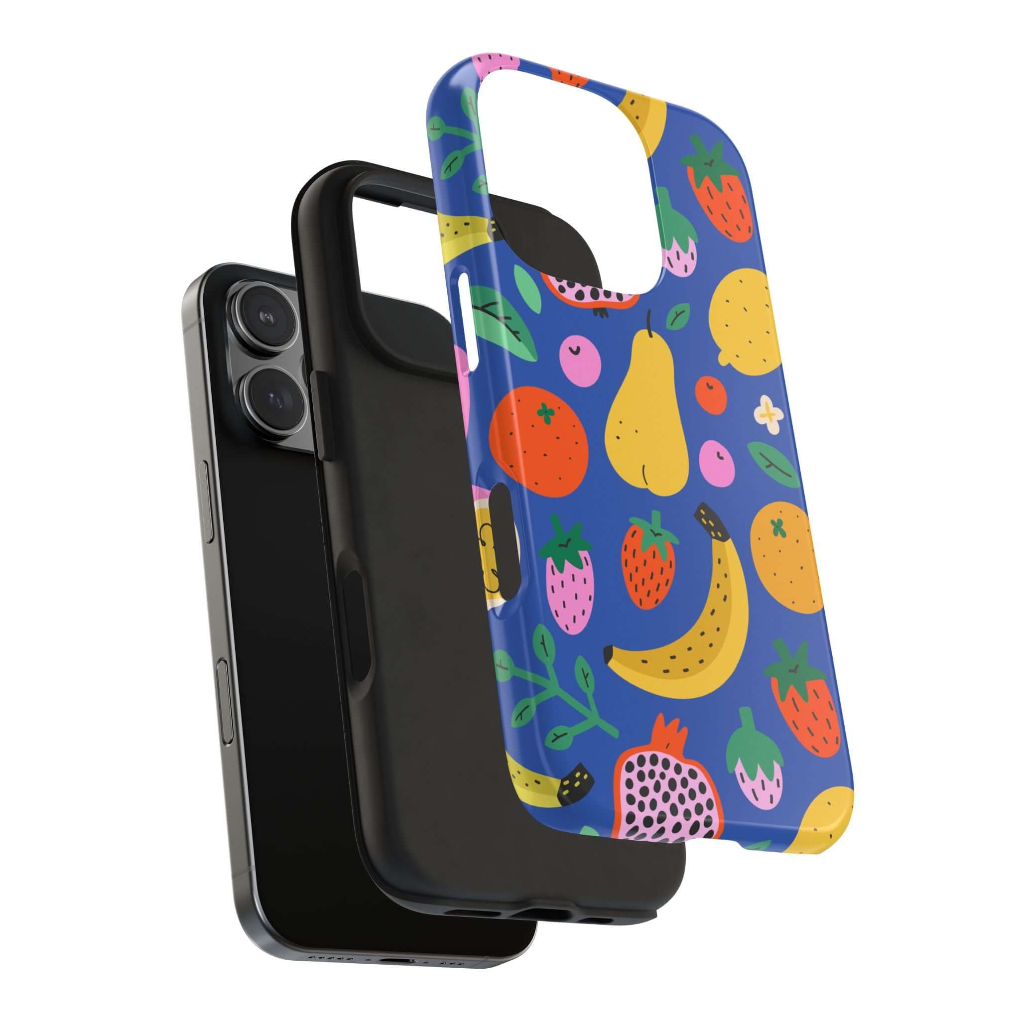 Cute phone cover featuring a tropical fruit design, perfect for Apple iPhone case lovers seeking summer vibes.