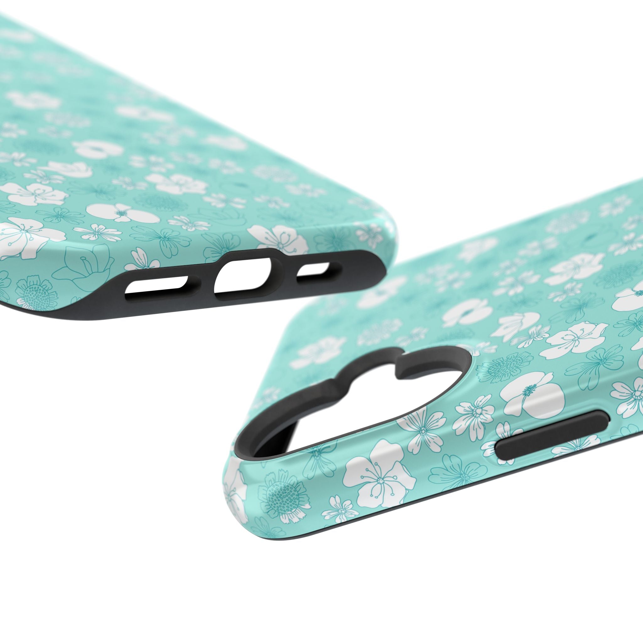 Floral Frost | Teal Floral Case