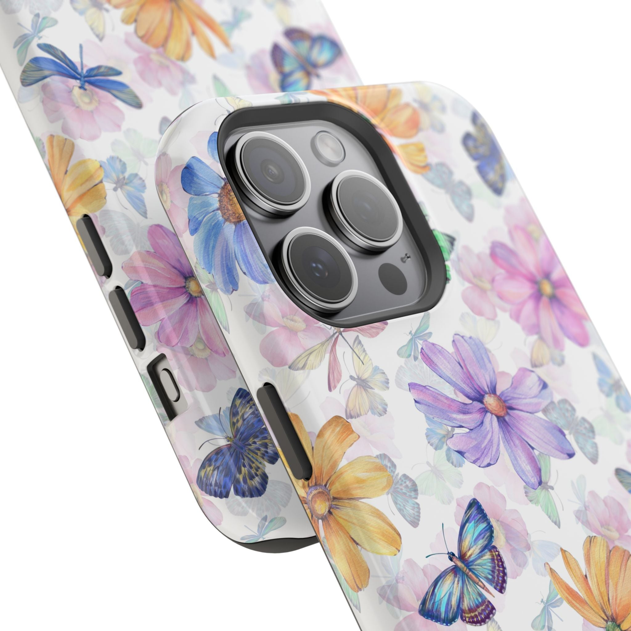 Fluttering Blooms | Watercolor Butterfly Case