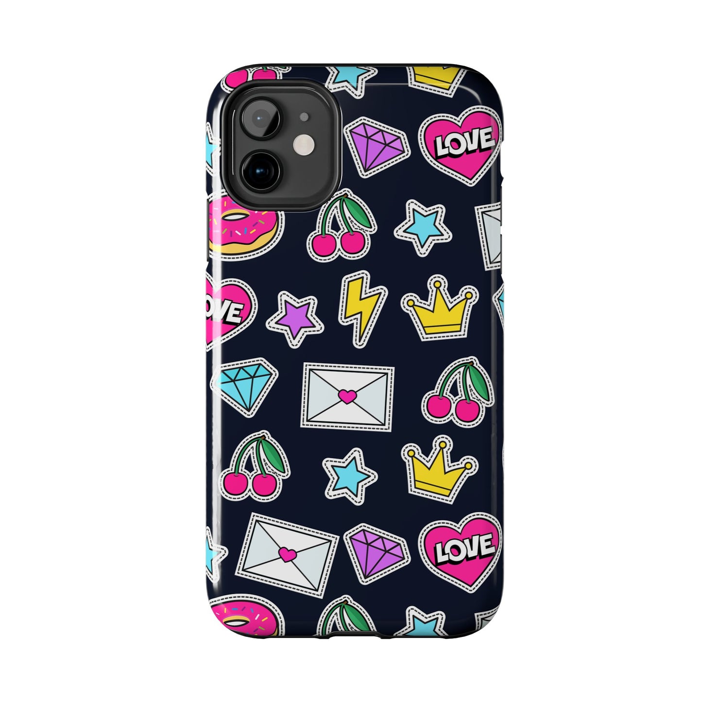 Cute Stickers | Black Case