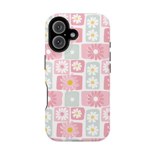 Daisy Craze | Checkered Floral Case