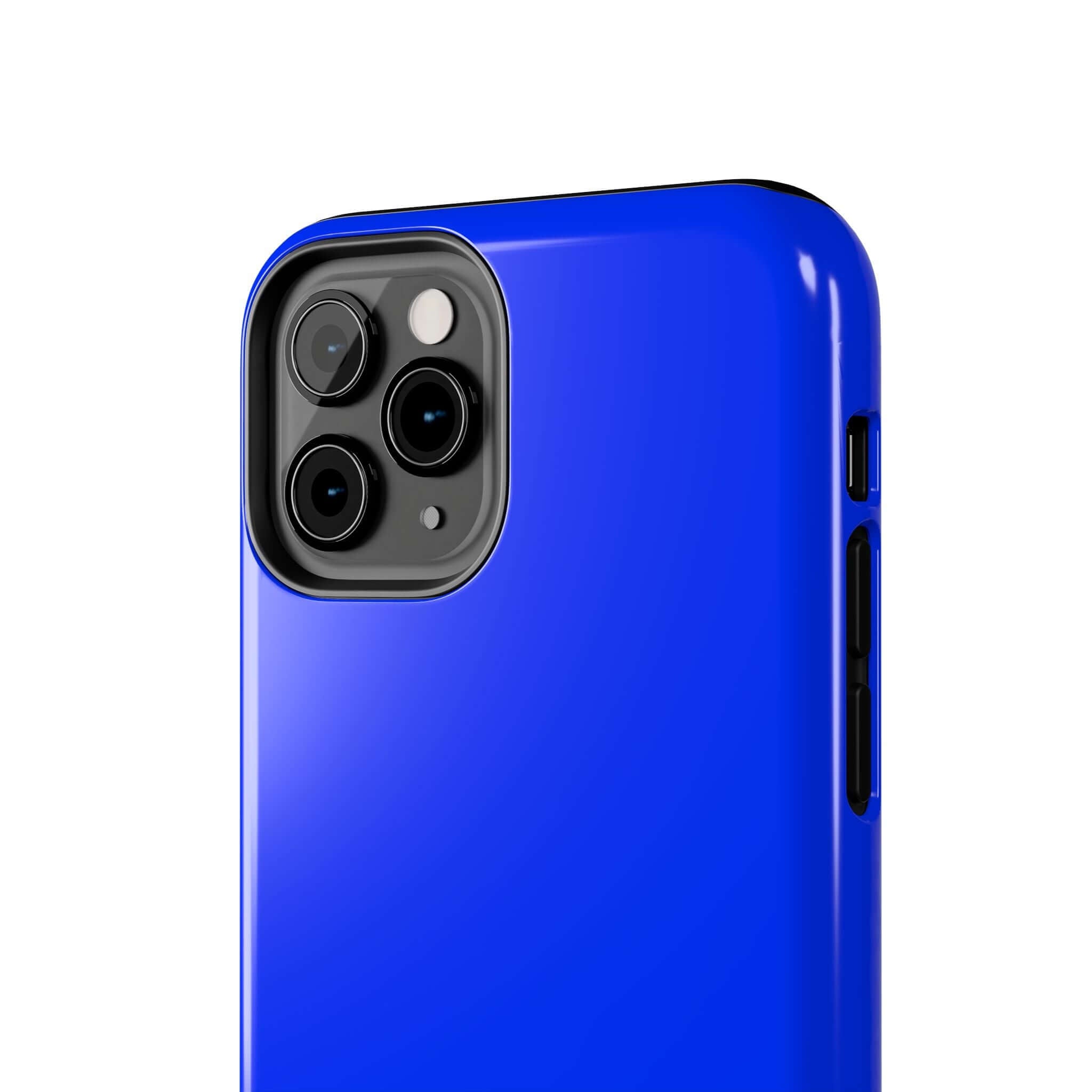 Neon Blue iPhone case from Luminous Lagoon, offering bold style and protection; available on the cutest phone cases websites with free shipping