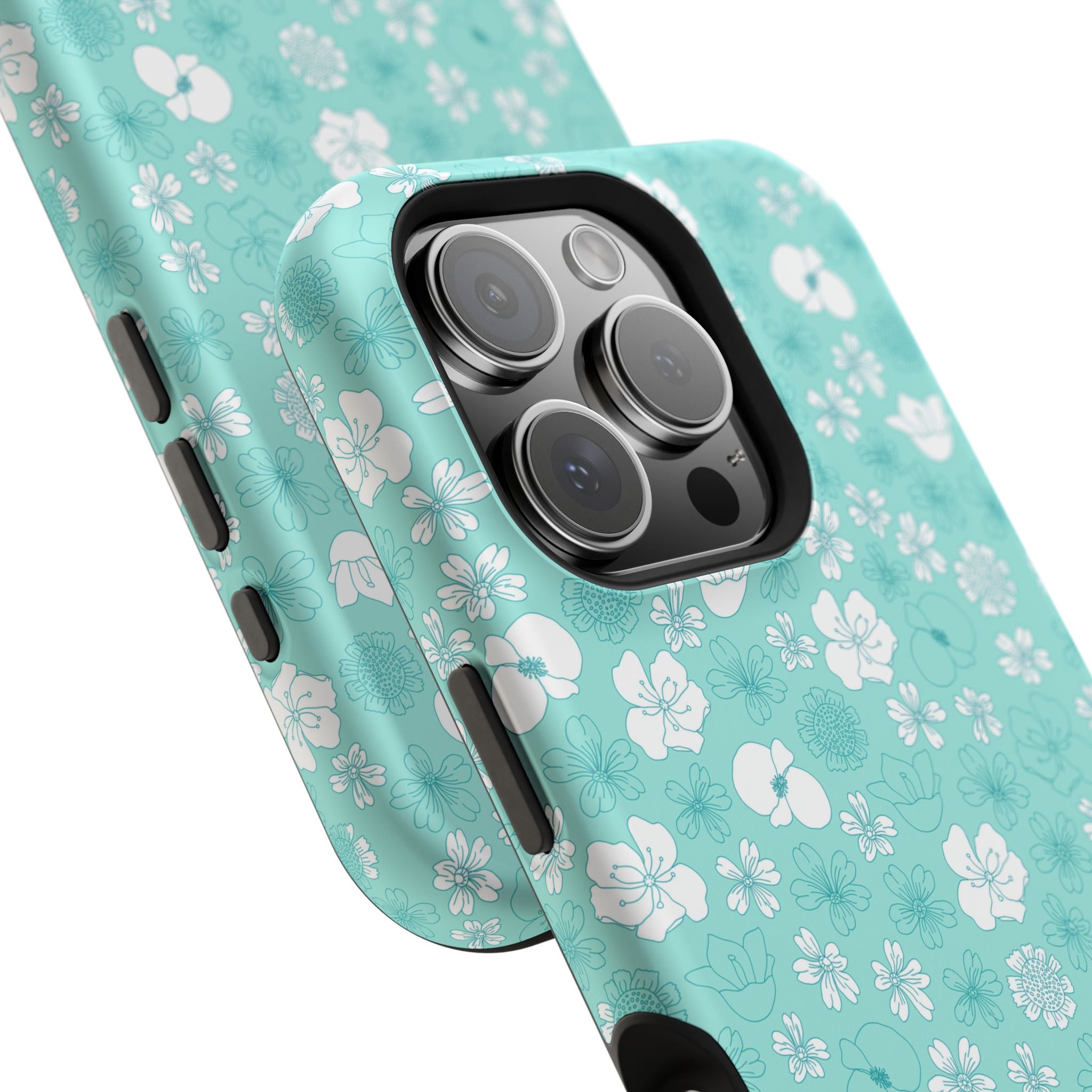 Floral Frost | Teal Floral Case