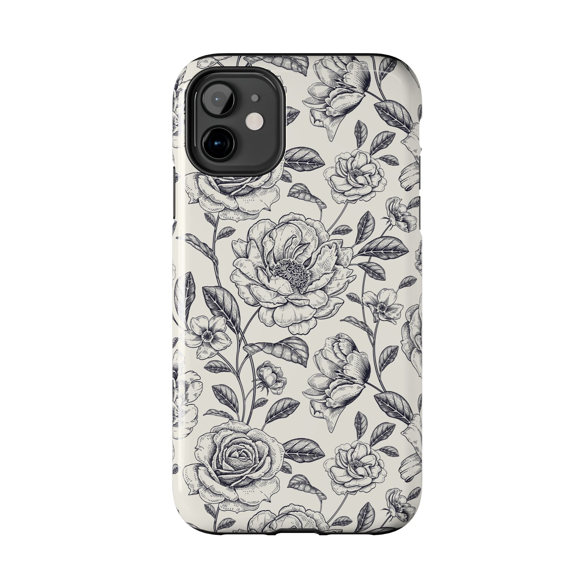 Vintage Memories | Black Flower Case