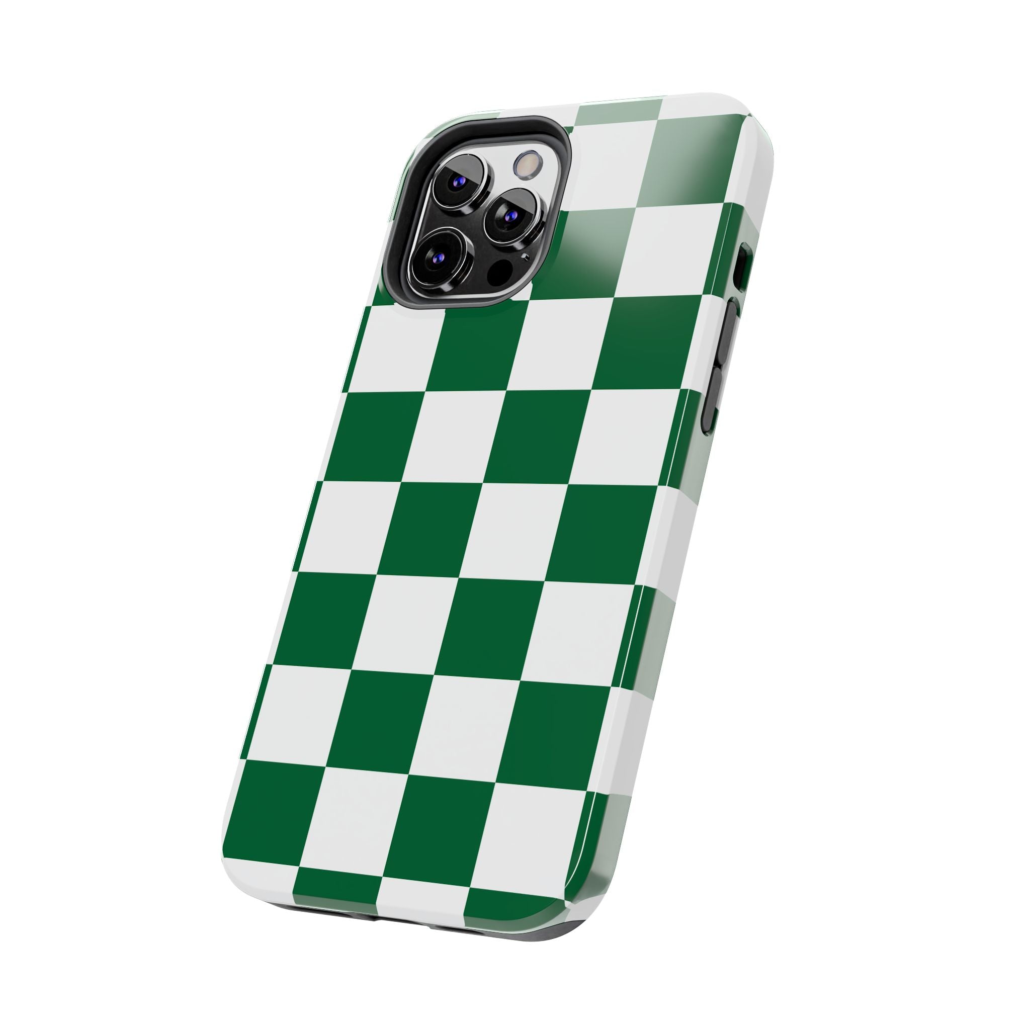 Effortlessly Chic | Green Checkered Case