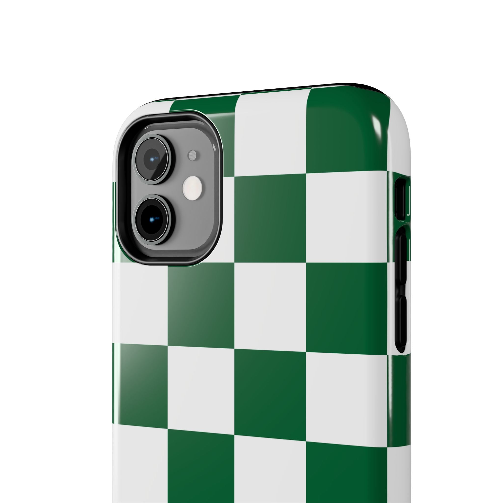 Effortlessly Chic | Green Checkered Case