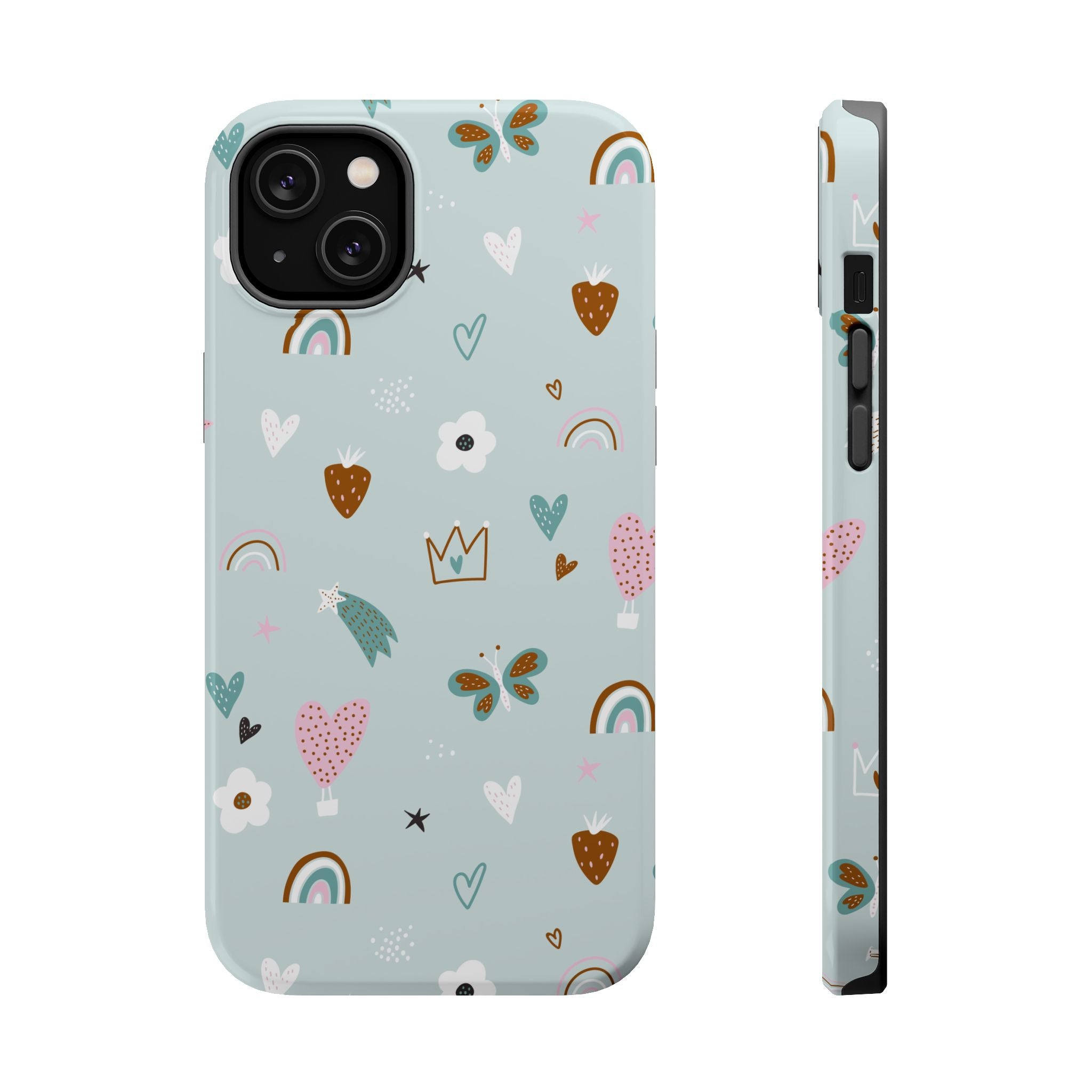 Doodle Delight | Teal Charms Case