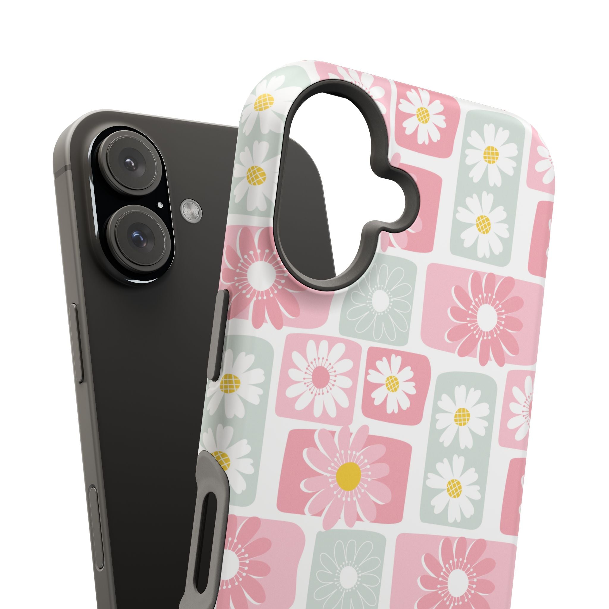 Daisy Craze | Checkered Floral Case