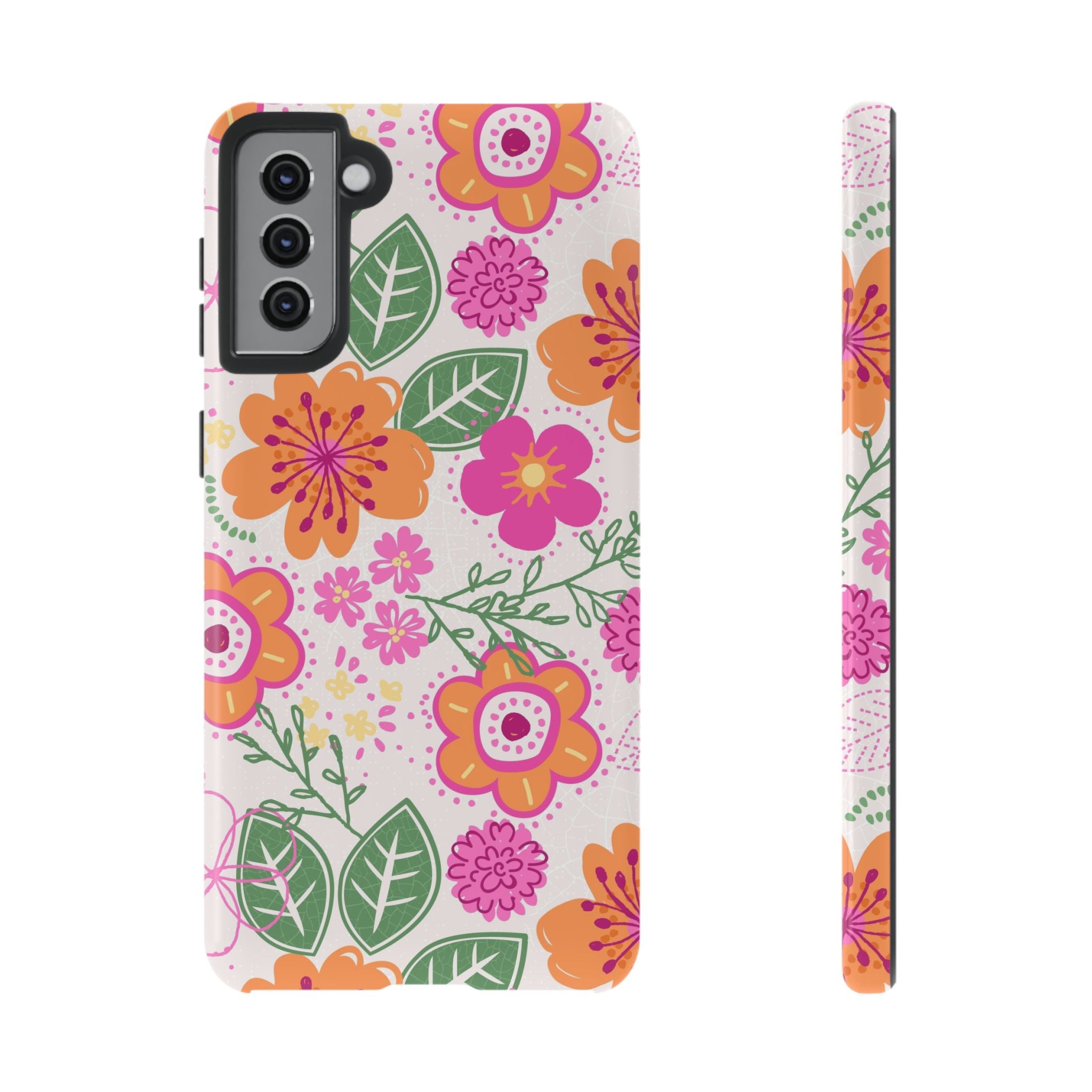 Hola | Estuche floral rosa