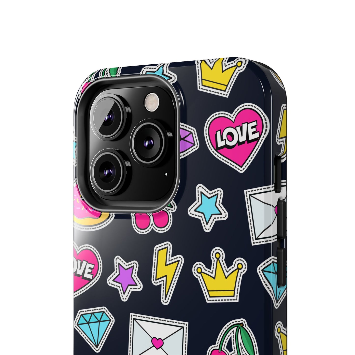 Cute Stickers | Black Case