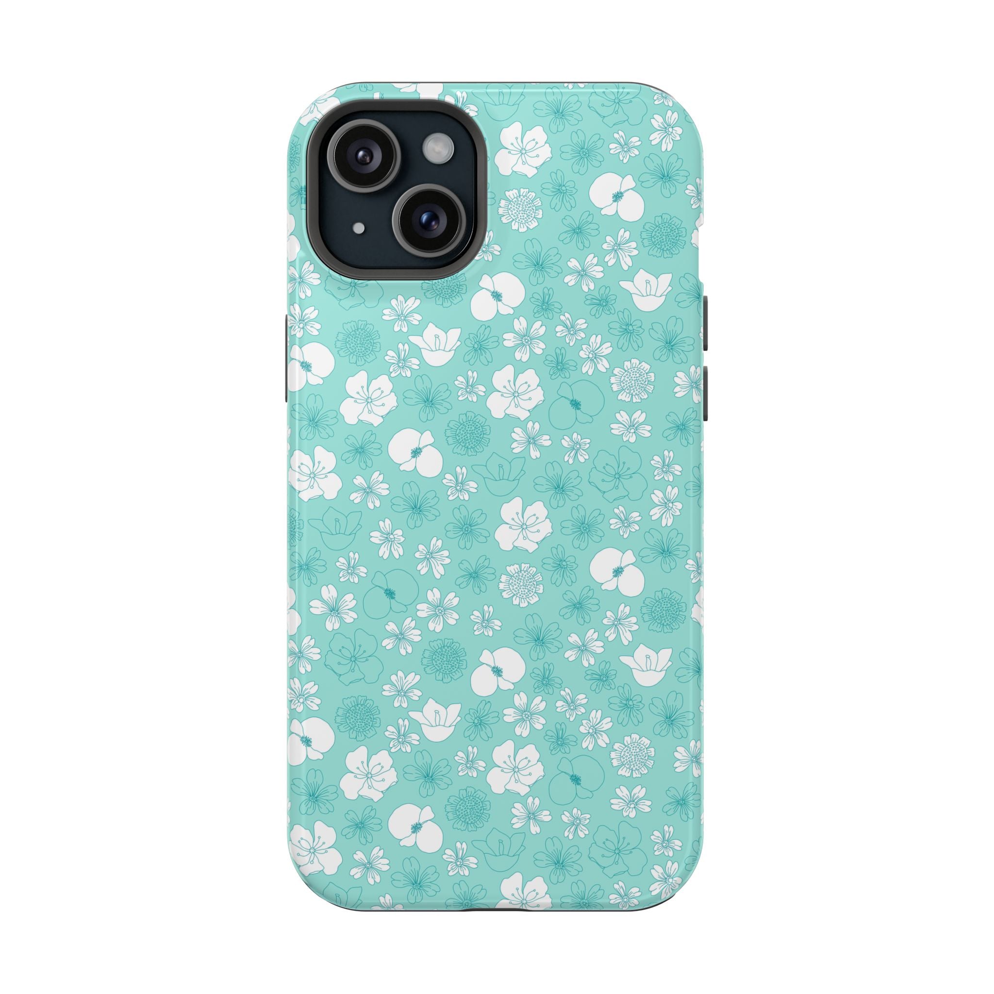 Floral Frost | Teal Floral Case