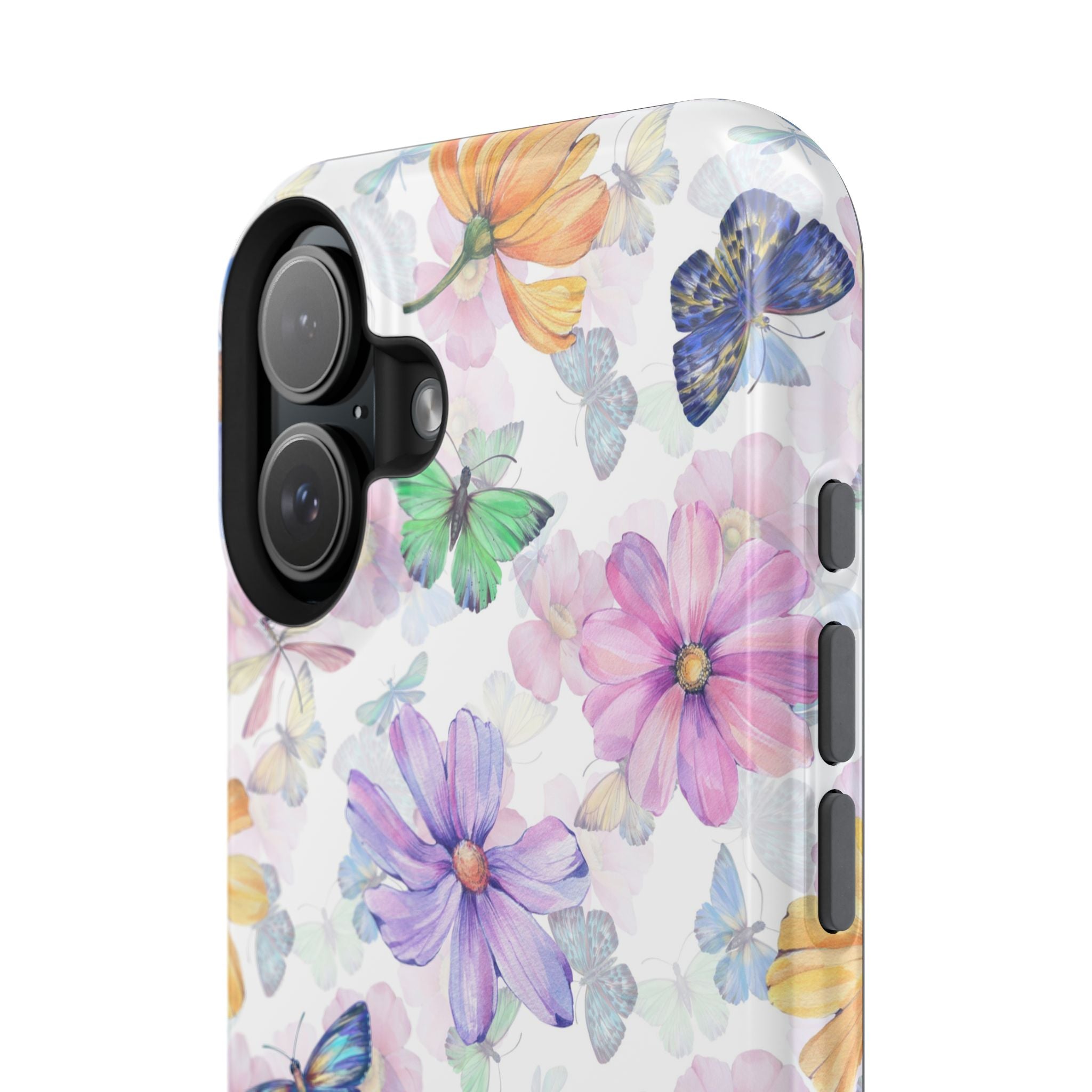 Fluttering Blooms | Watercolor Butterfly Case