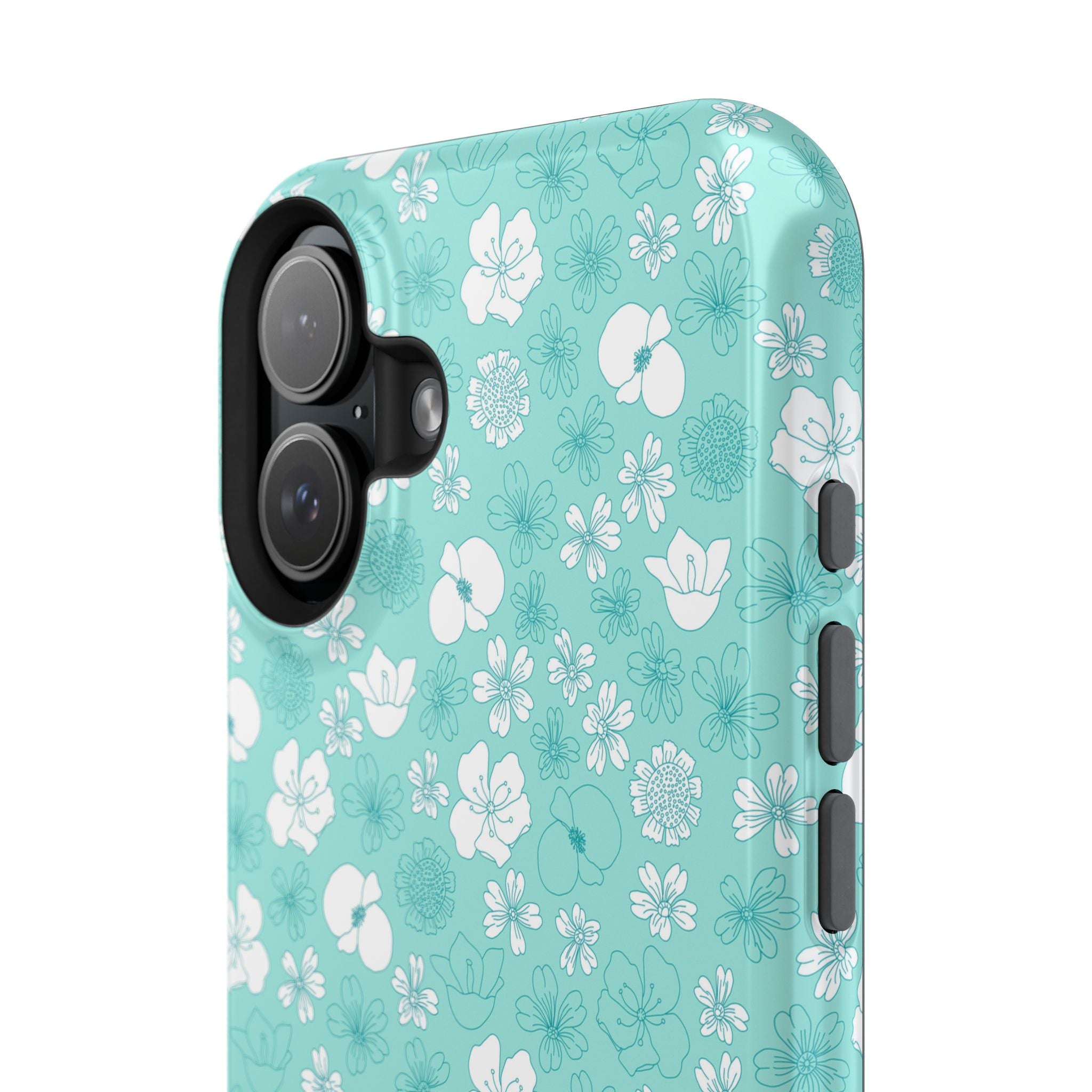 Floral Frost | Teal Floral Case