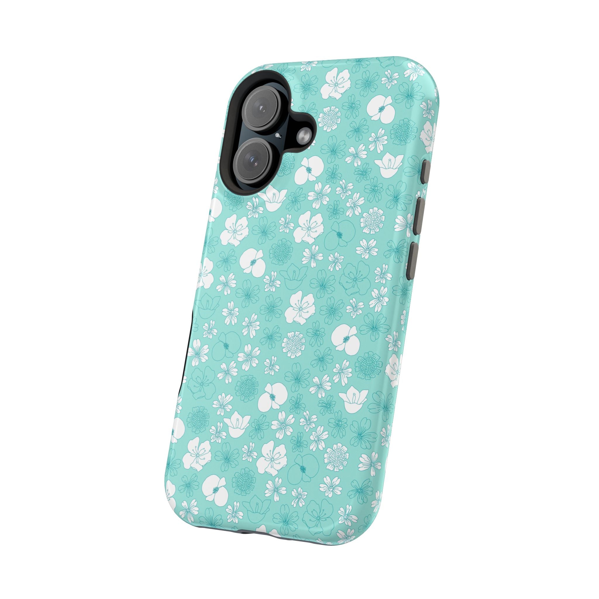 Floral Frost | Teal Floral Case