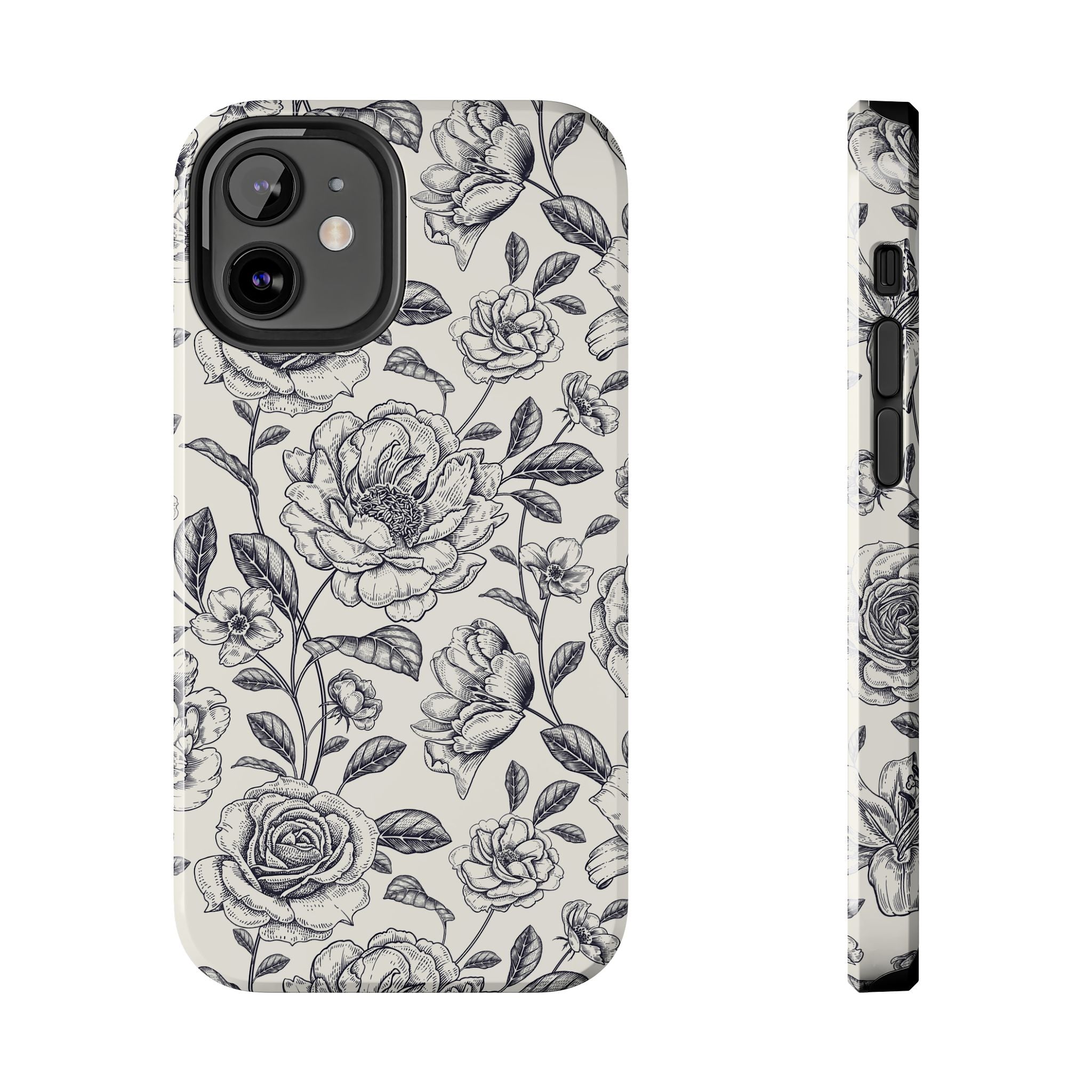 Vintage Memories | Black Flower Case