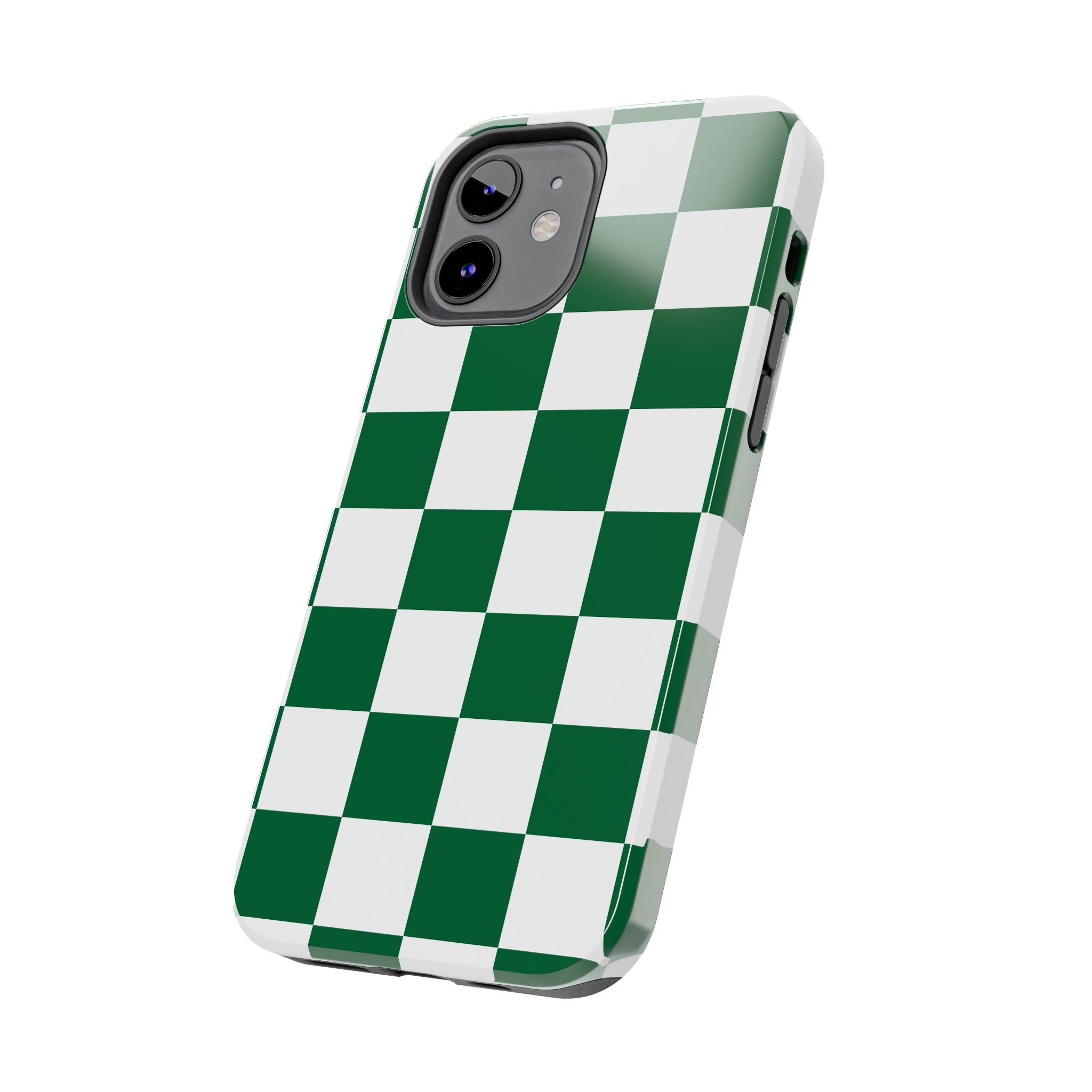 Effortlessly Chic | Green Checkered Case