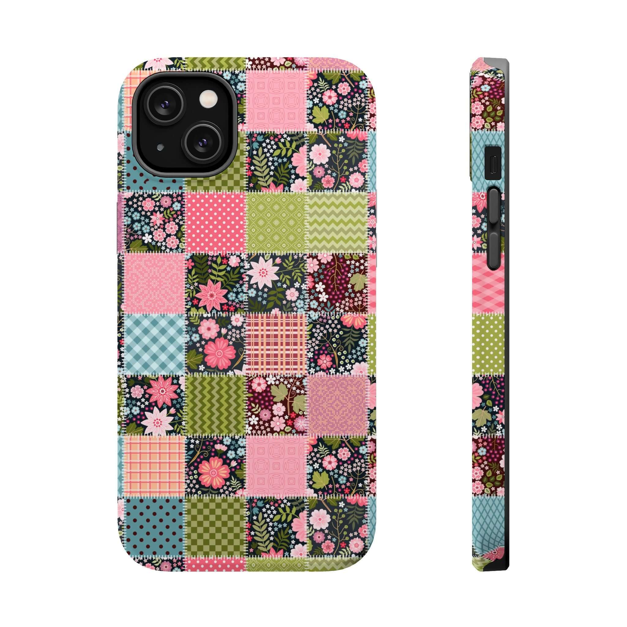 Flora Forage Wildflower Patchwork MagSafe iPhone Case - Cute Floral Phone Cover for Free-Spirited Vibes