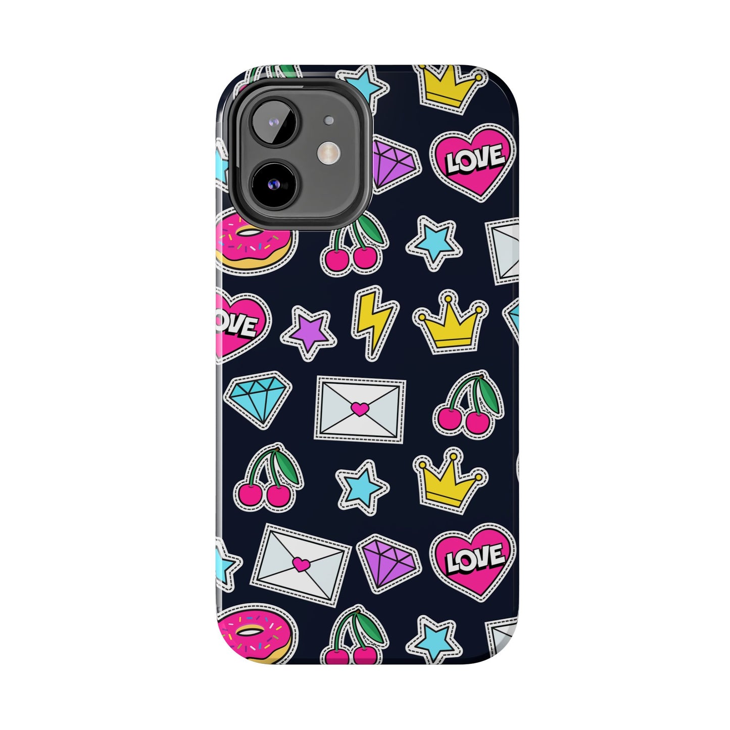 Cute Stickers | Black Case