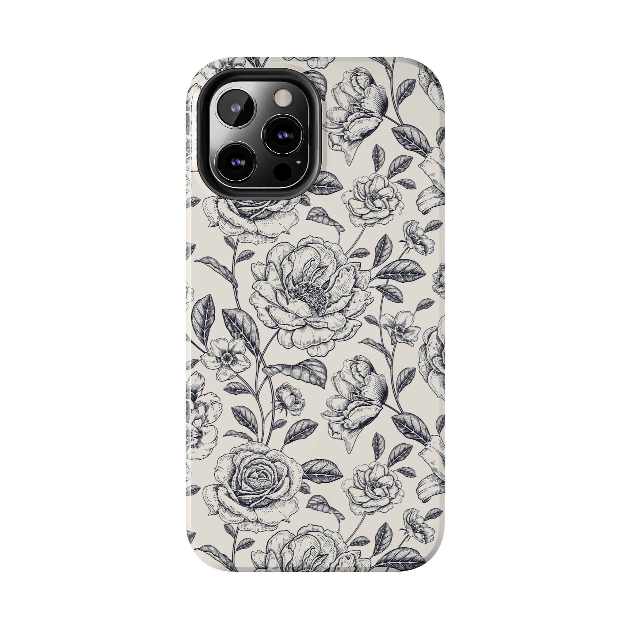 Vintage Memories | Black Flower Case