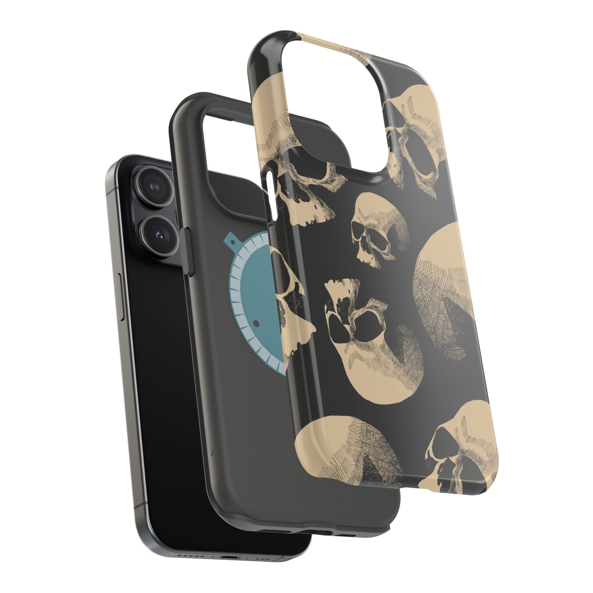 Moonlit Misfit | Black Skull Case