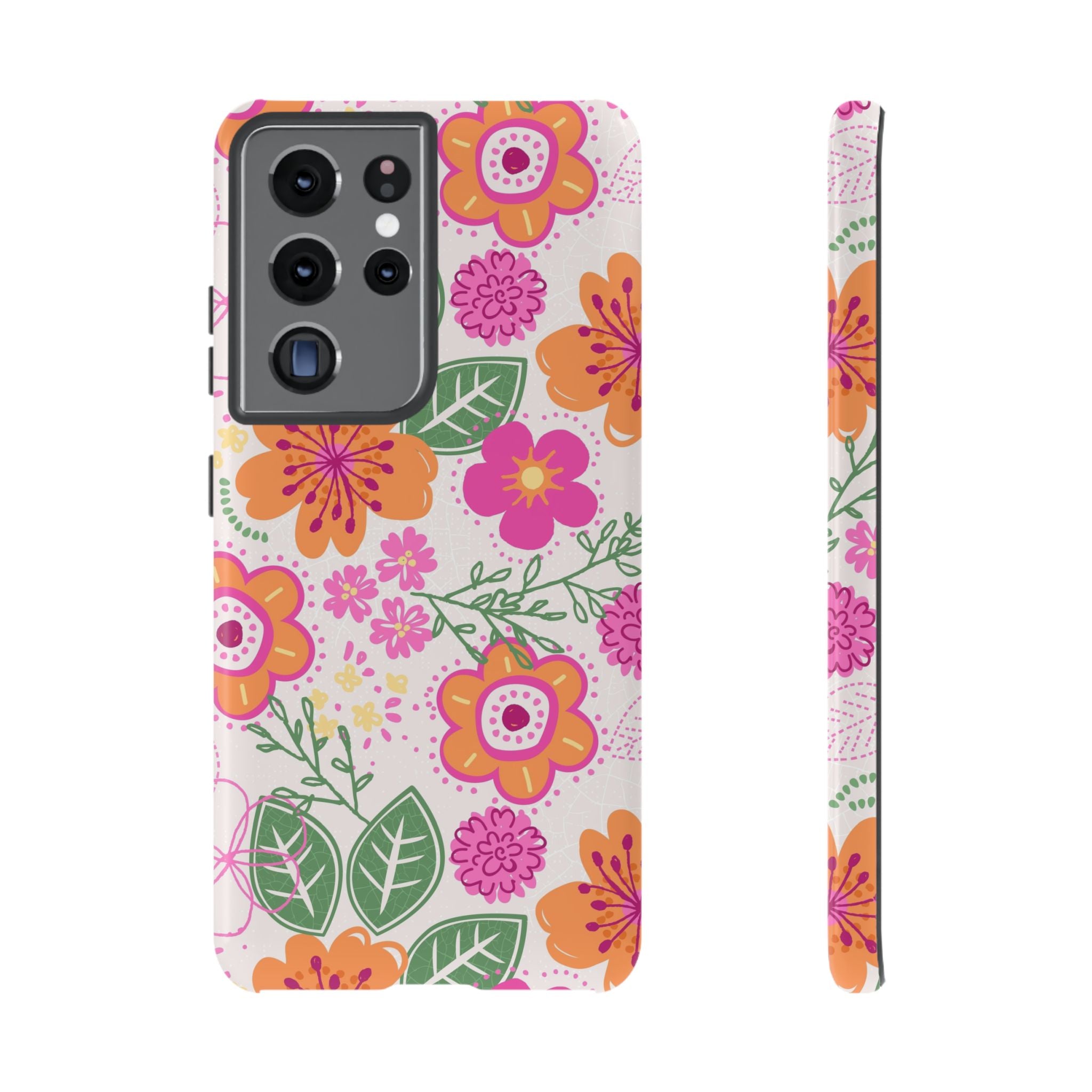 Hola | Estuche floral rosa