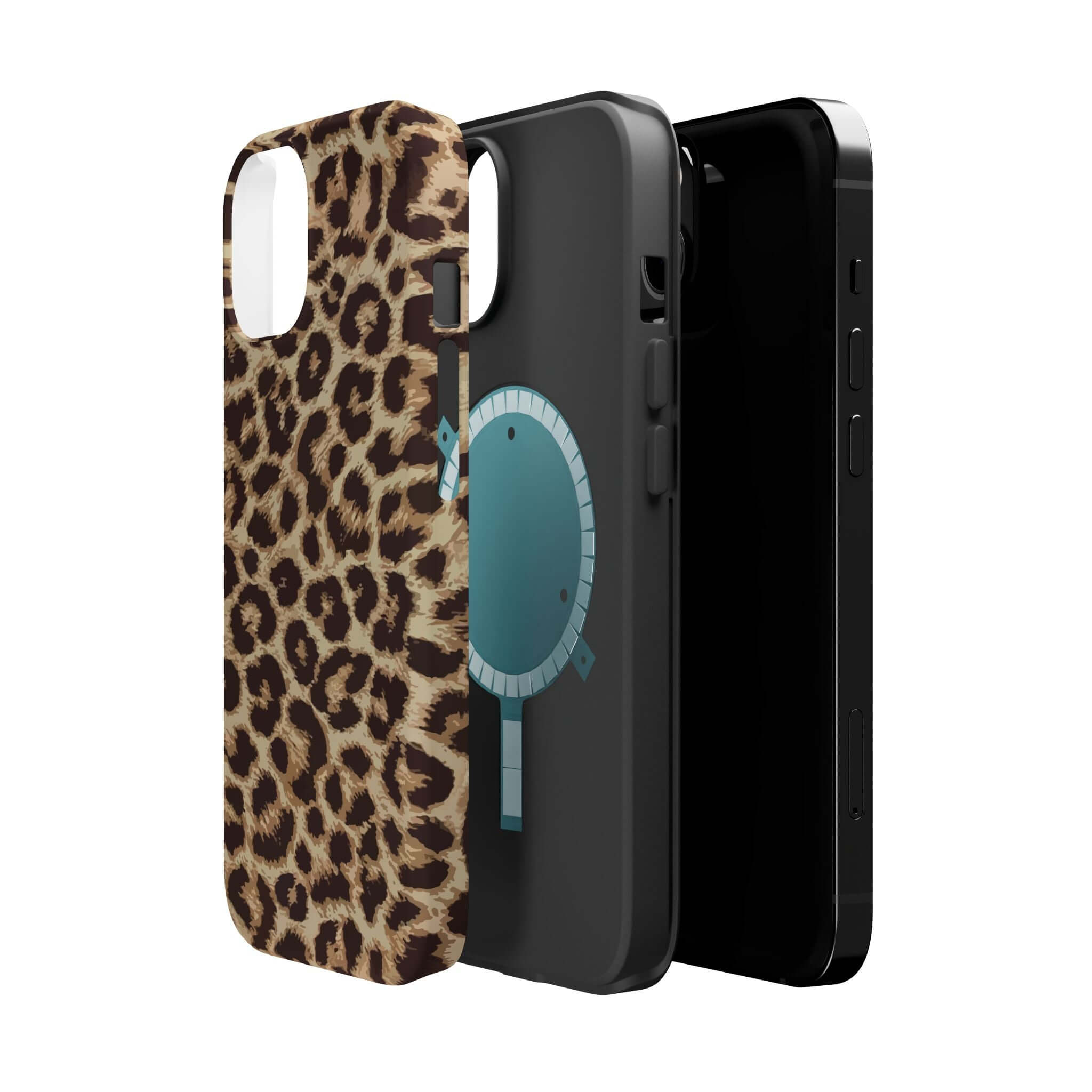 Stylish Savannah Rush Cheetah Case with animal print and MagSafe design for iPhone 16, perfect cute phone case accessory.