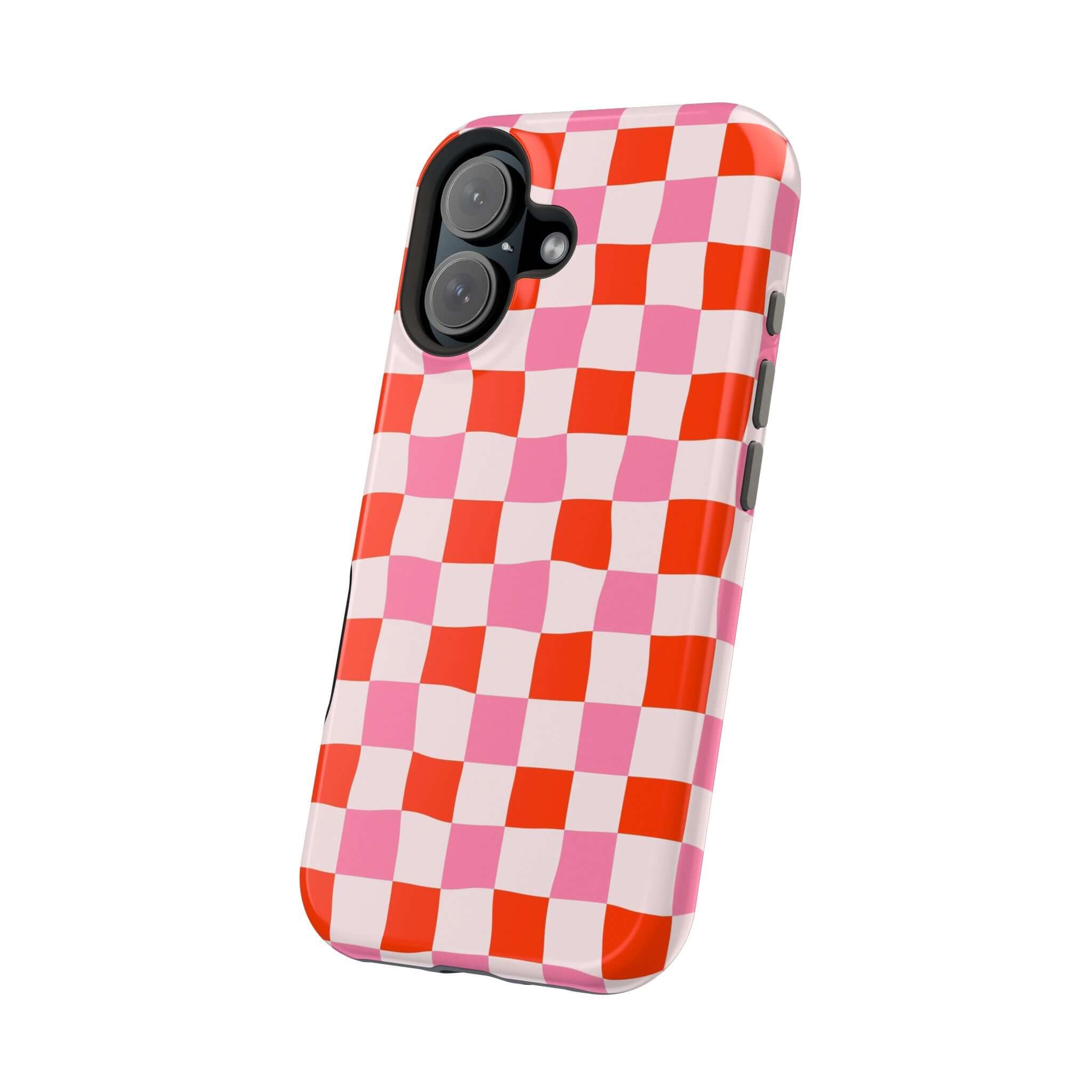 Love Check | Pink Checkered Case