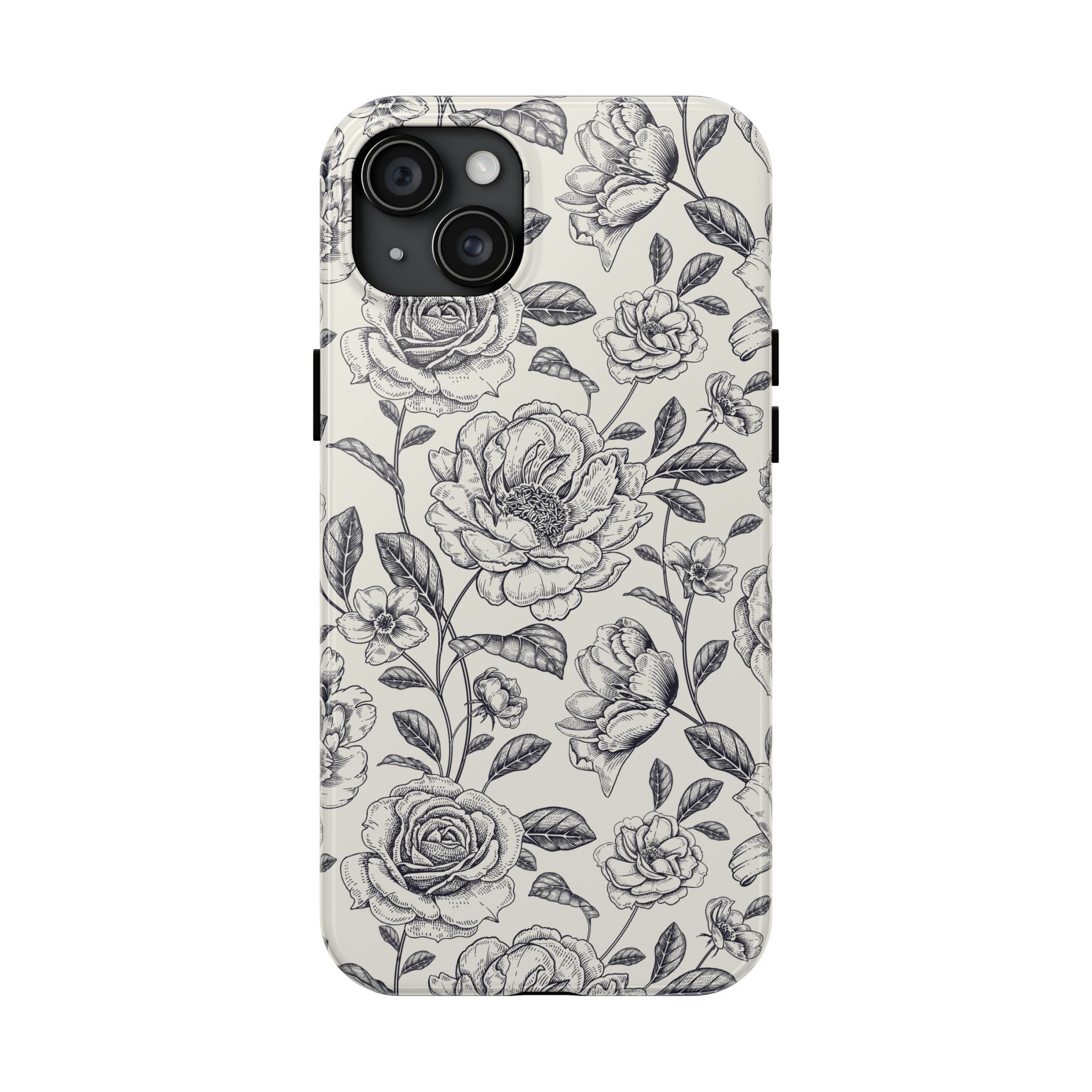 Vintage Memories | Black Flower Case