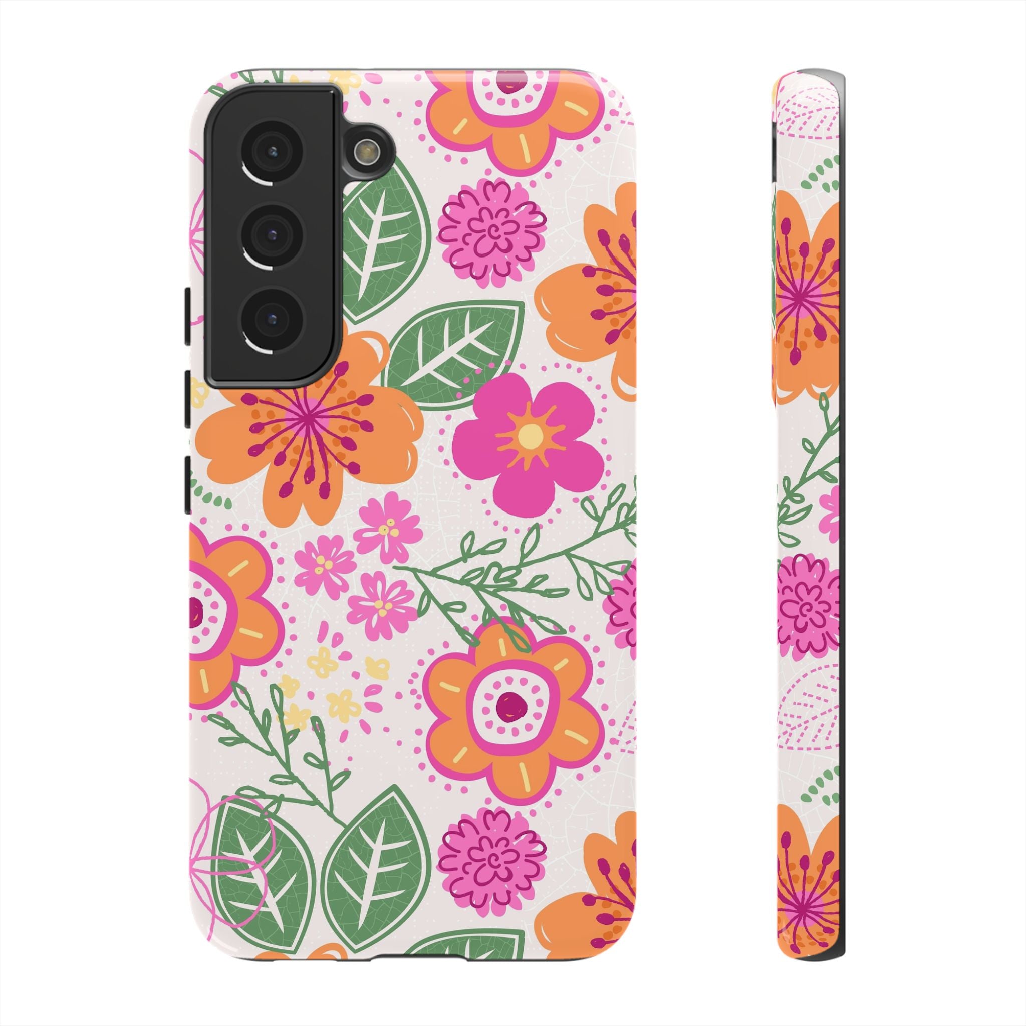 Hola | Estuche floral rosa