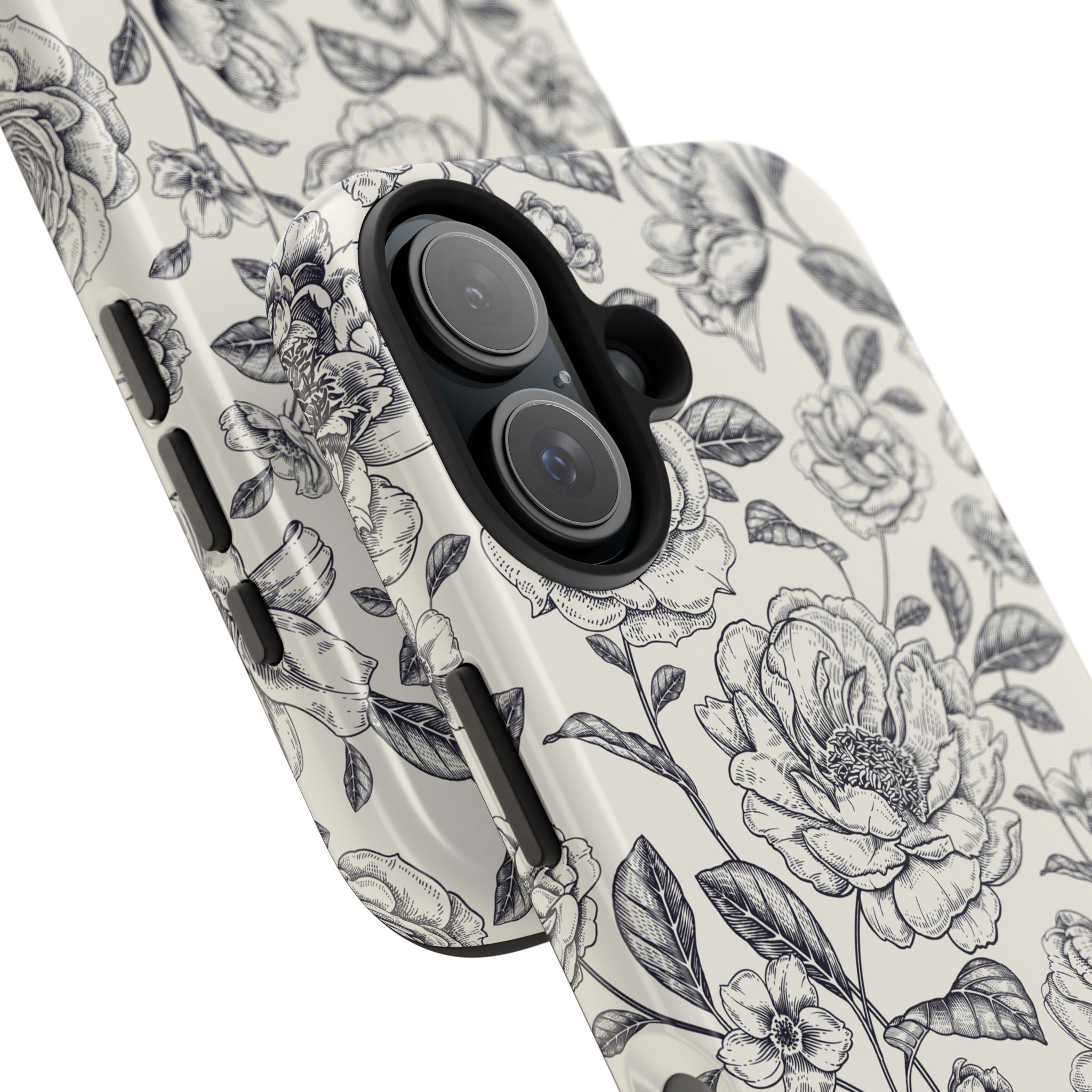 Vintage Memories | Black Flower Case