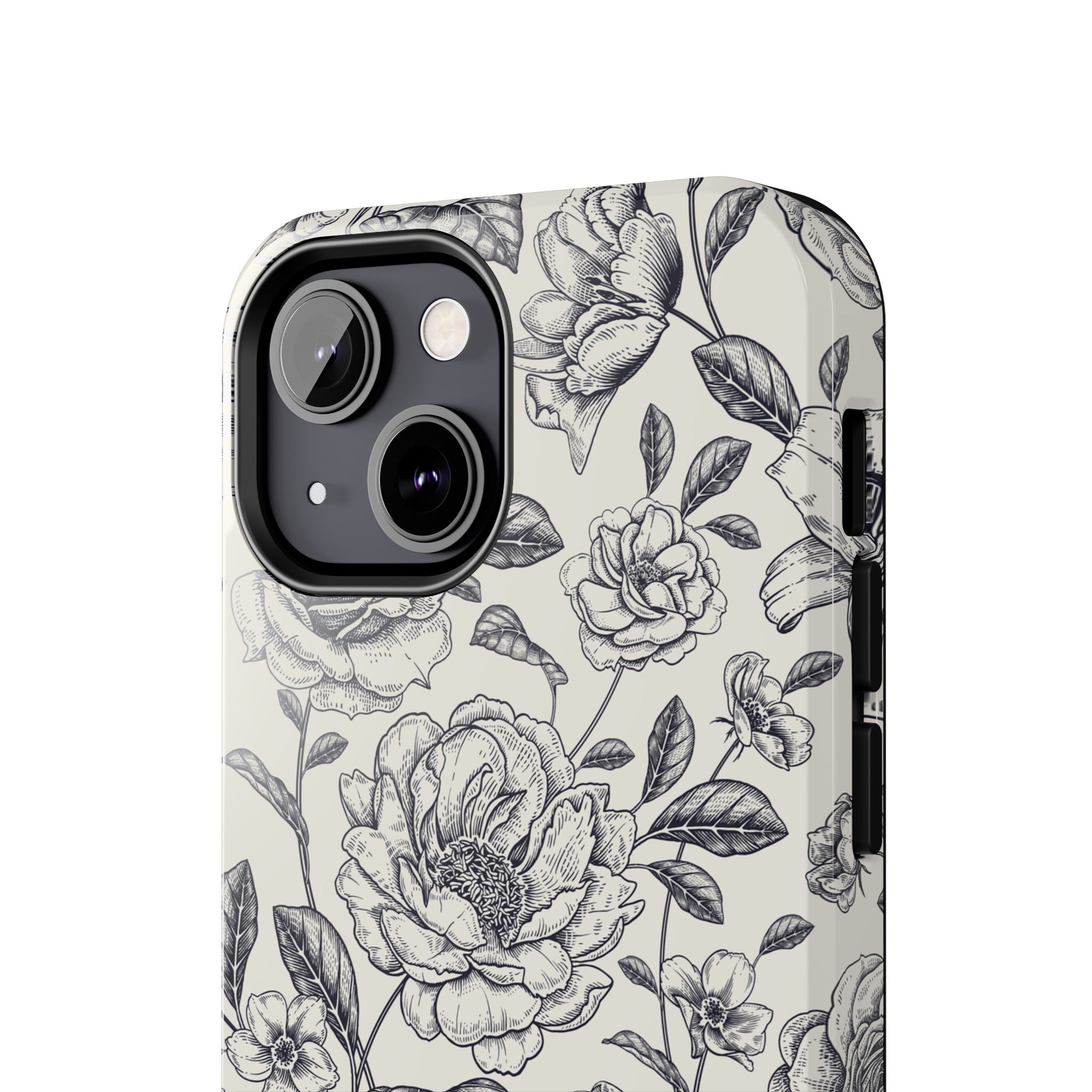 Vintage Memories | Black Flower Case