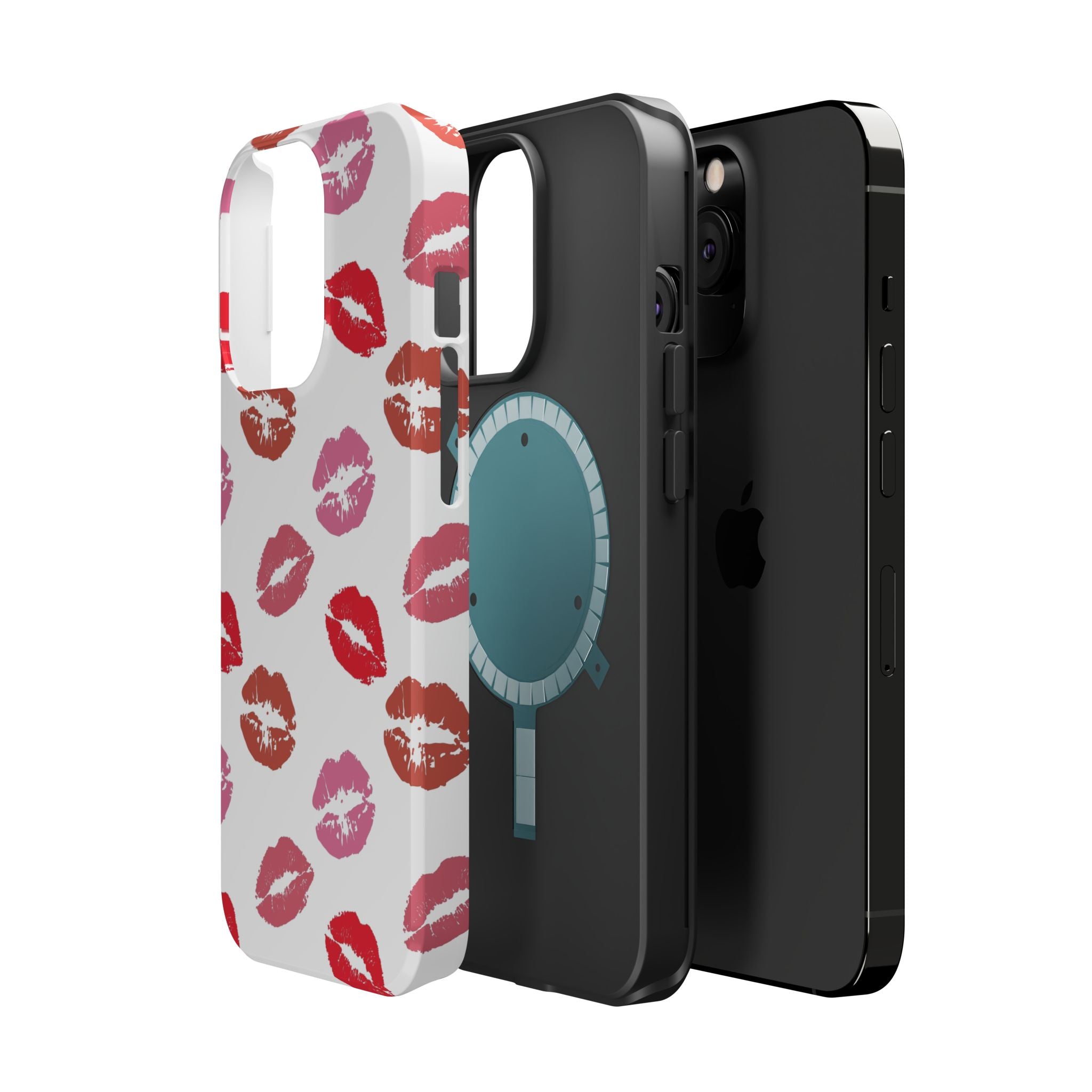 Cute phone cover with lips design for iPhone, showcasing a flirty and protective style, perfect for making a statement.