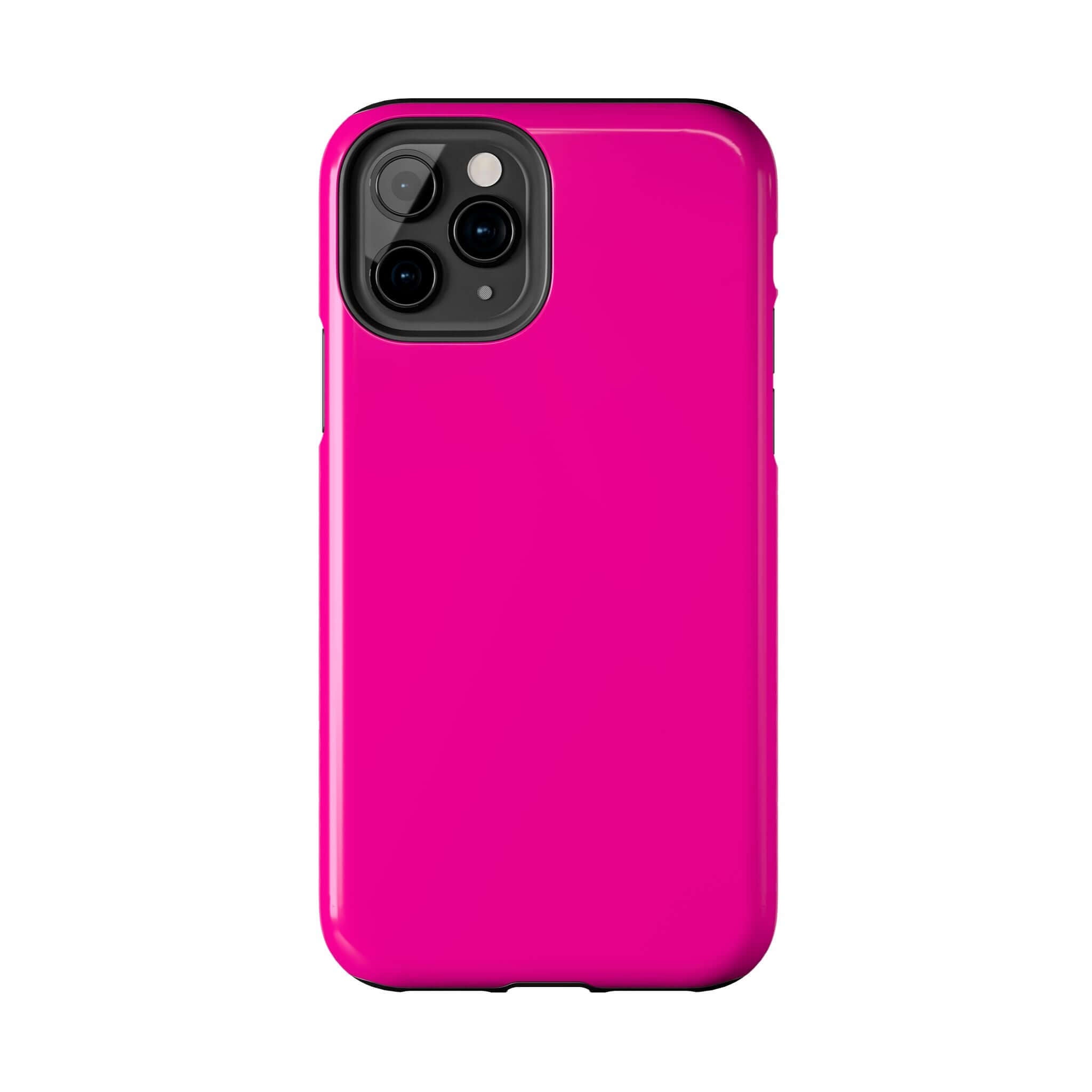 Neon pink iPhone case from the cutest phone cases websites with free shipping