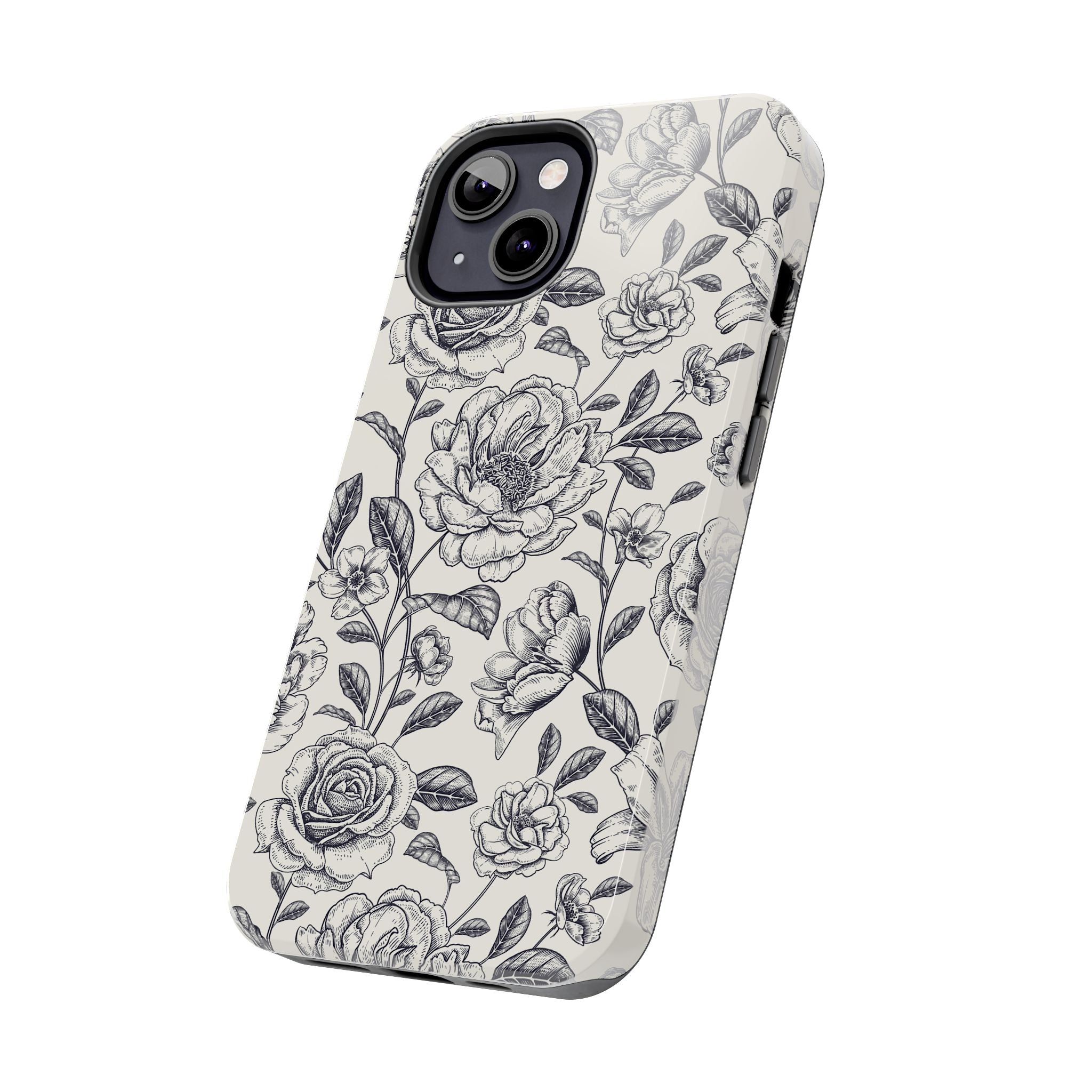 Vintage Memories | Black Flower Case