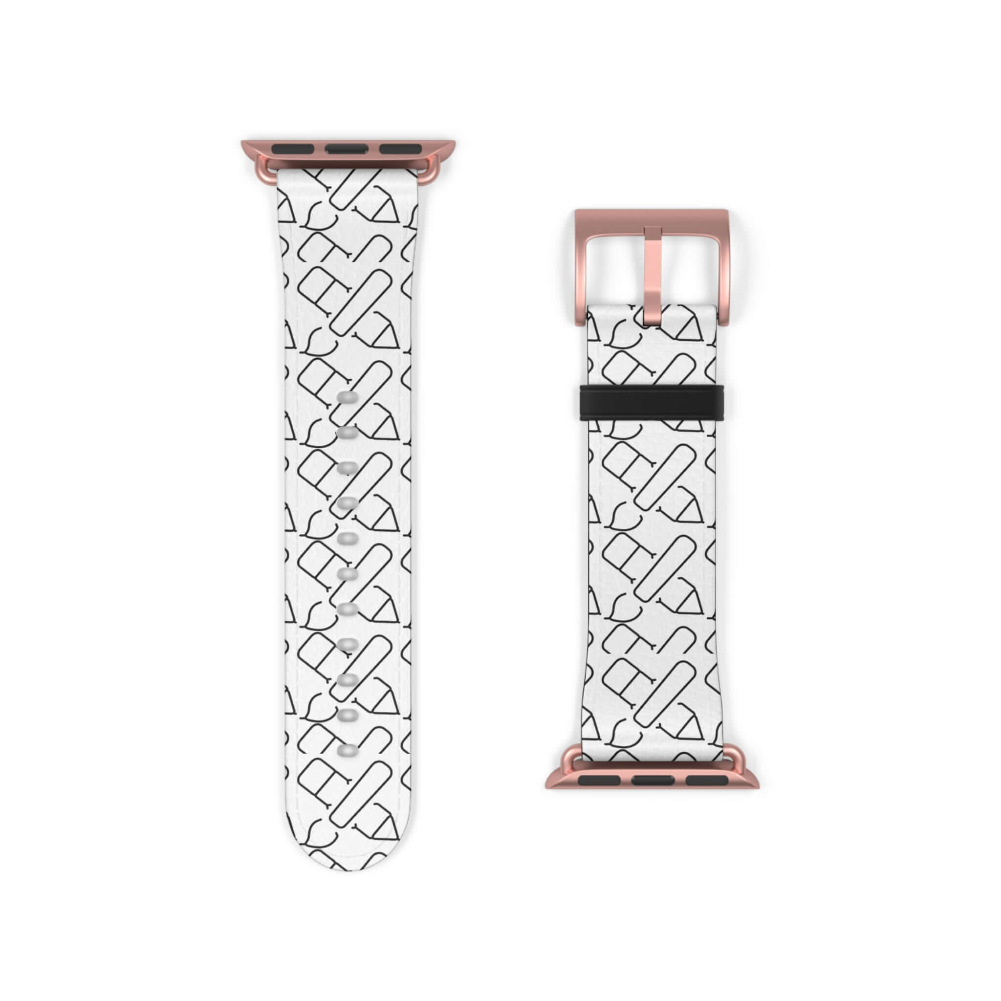 Personalized Apple Watch band with unique geometric design, perfect for customizing your tech or gifting on special occasions.