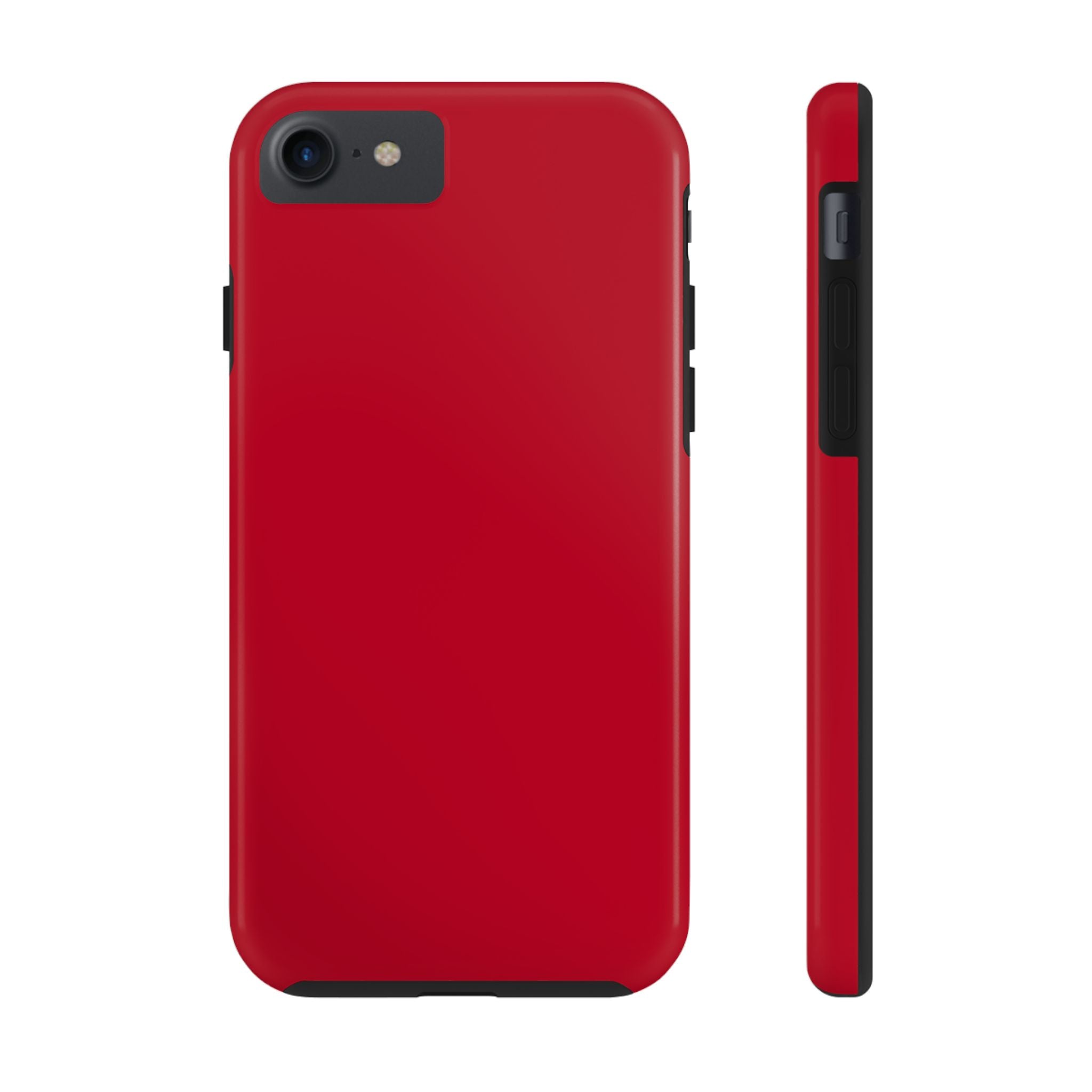 Solid red Candy Apple phone case for iPhone 16, stylish and cute cover for protection and aesthetic appeal.