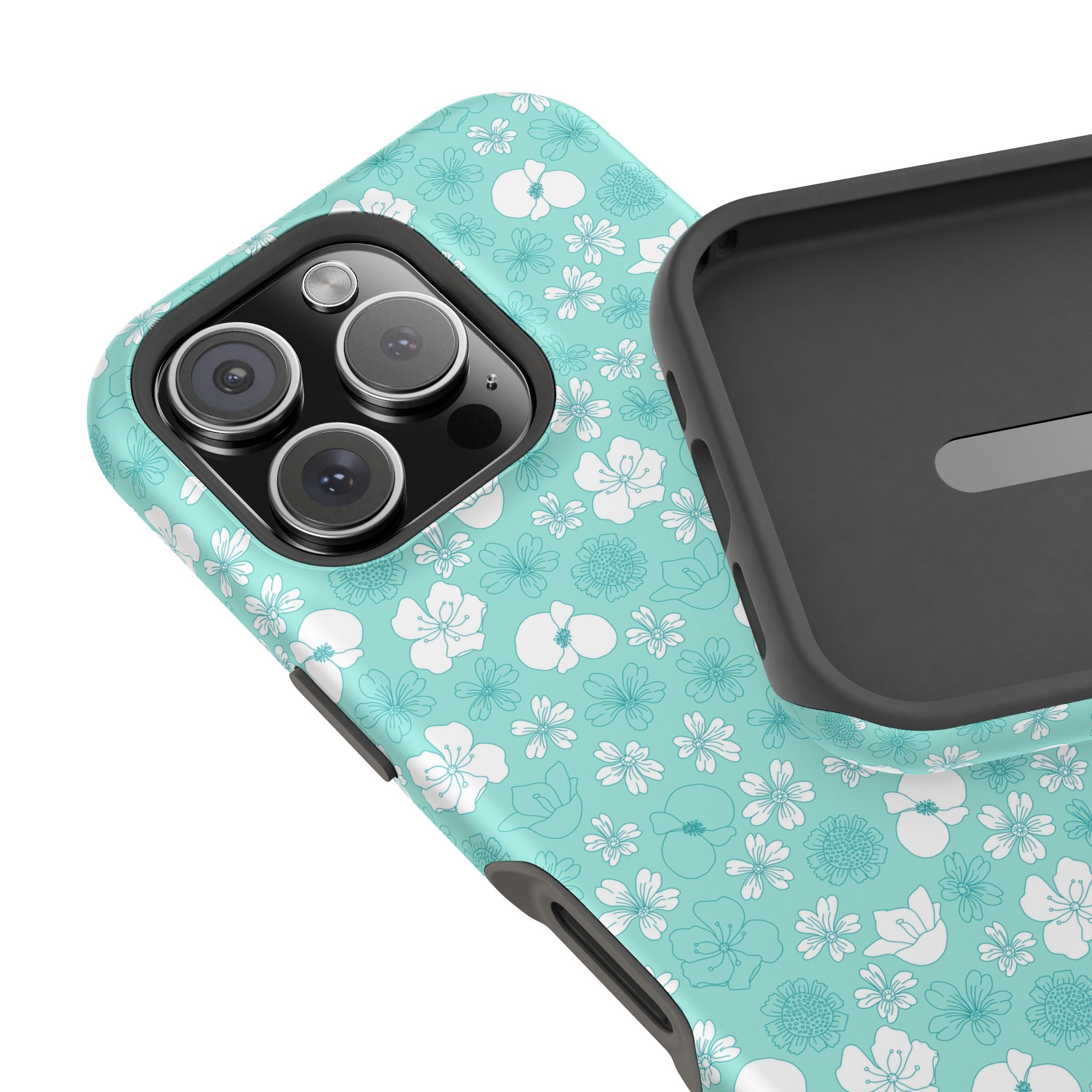 Floral Frost | Teal Floral Case