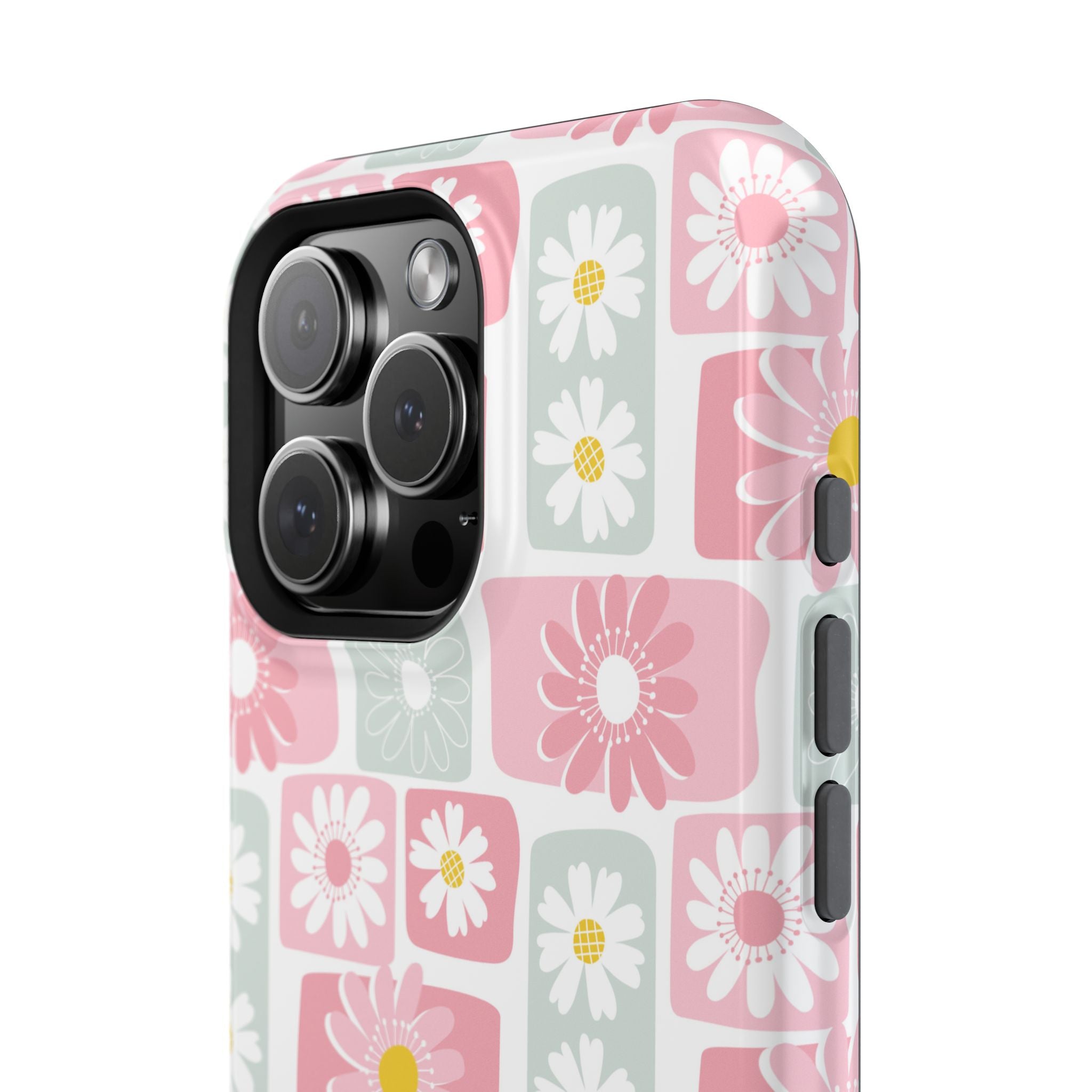 Daisy Craze | Checkered Floral Case