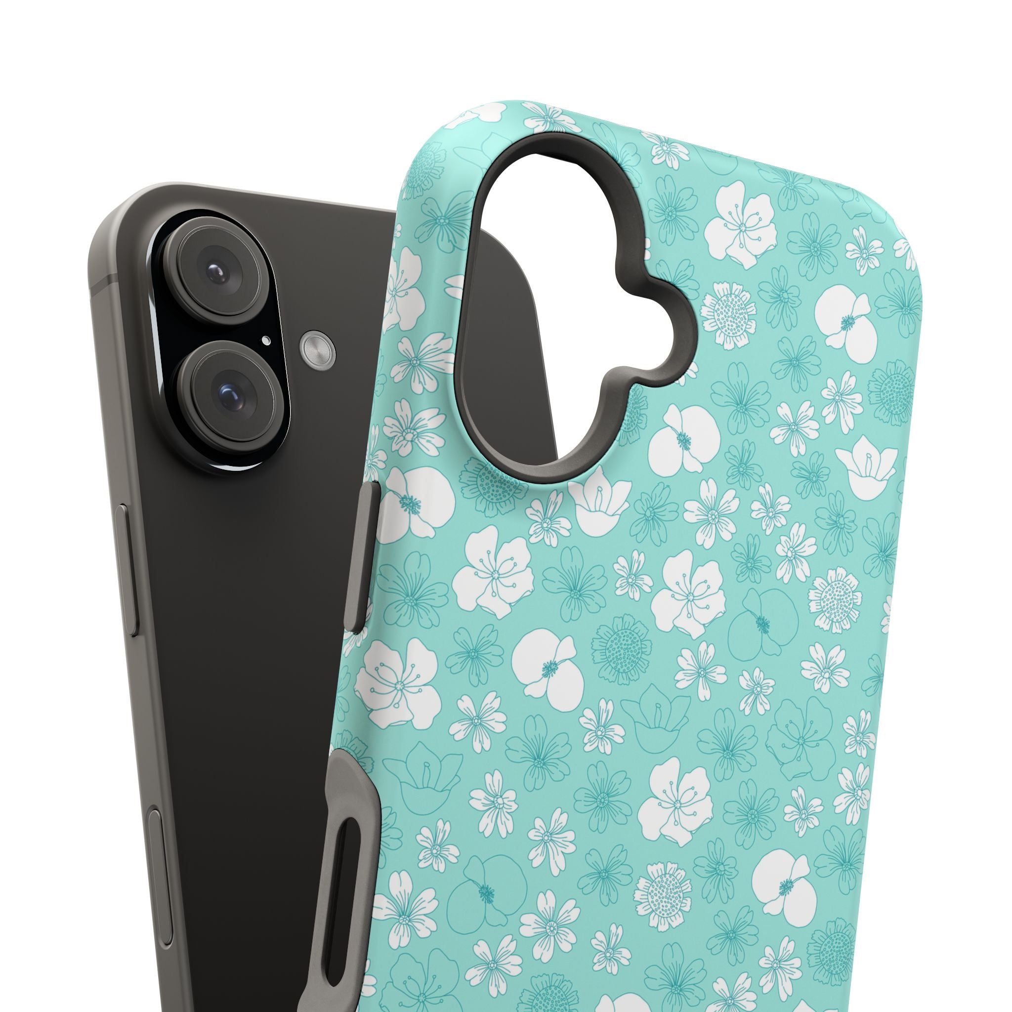 Floral Frost | Teal Floral Case