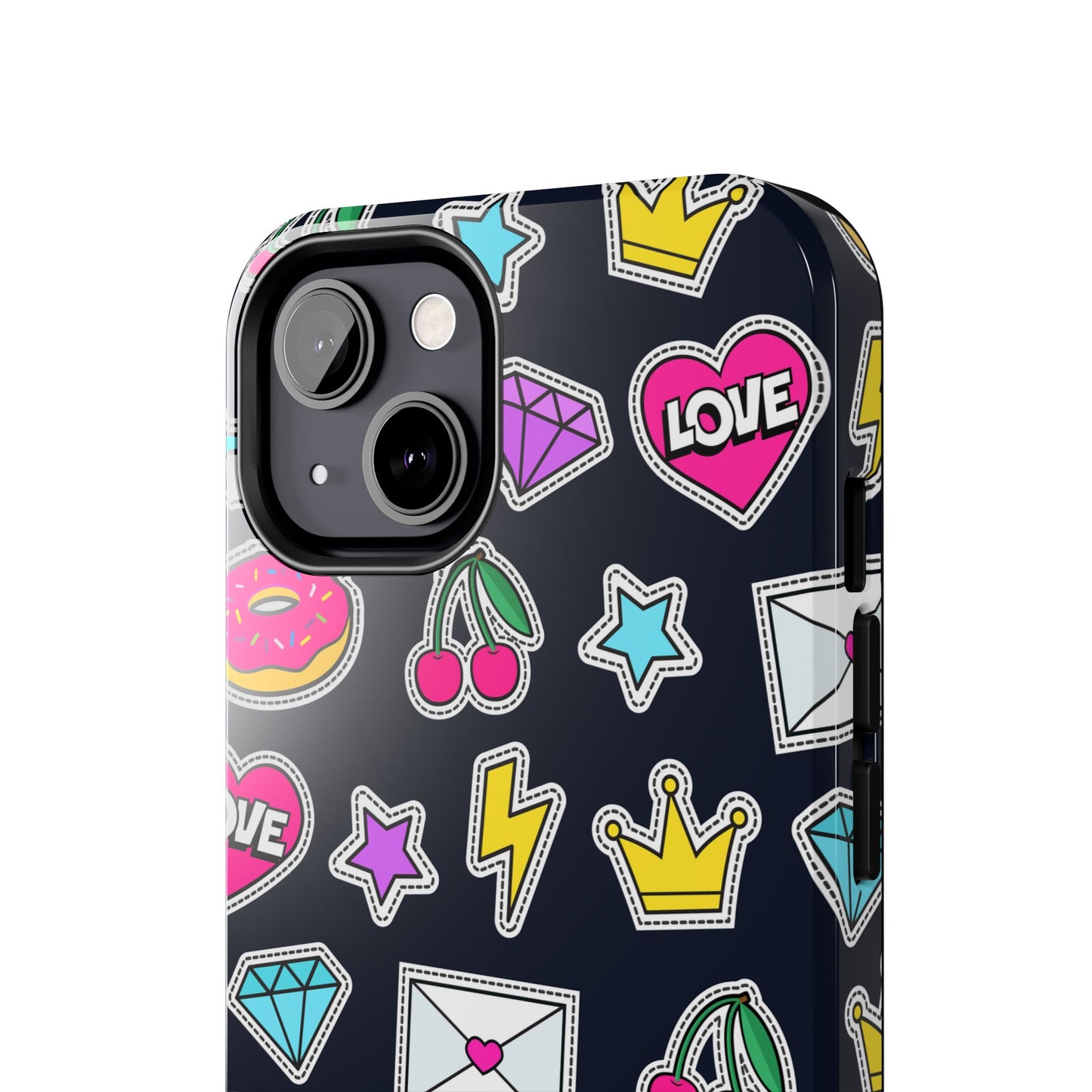 Cute Stickers | Black Case