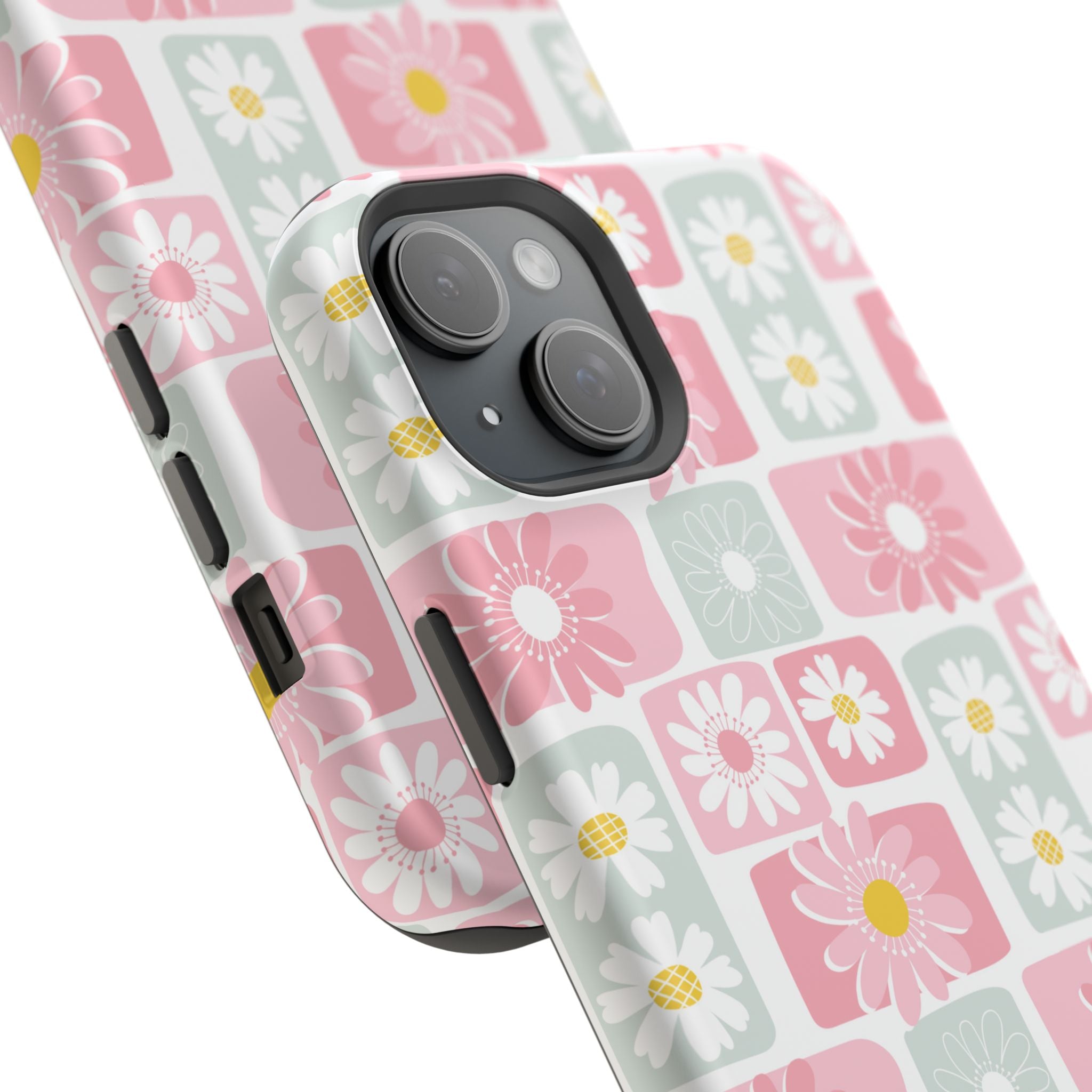 Daisy Craze | Checkered Floral Case