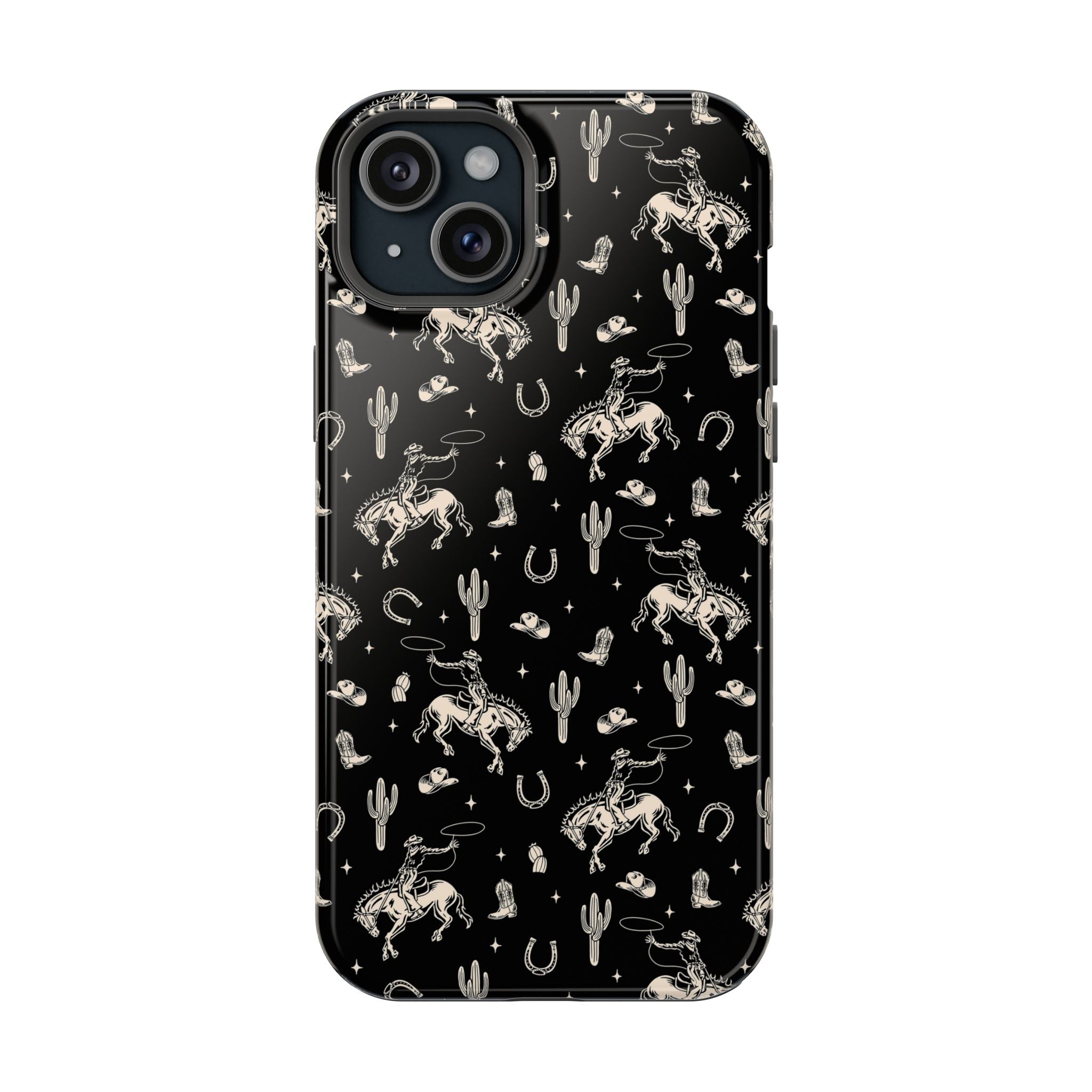 Twilight Cowgirl | Black Western Case